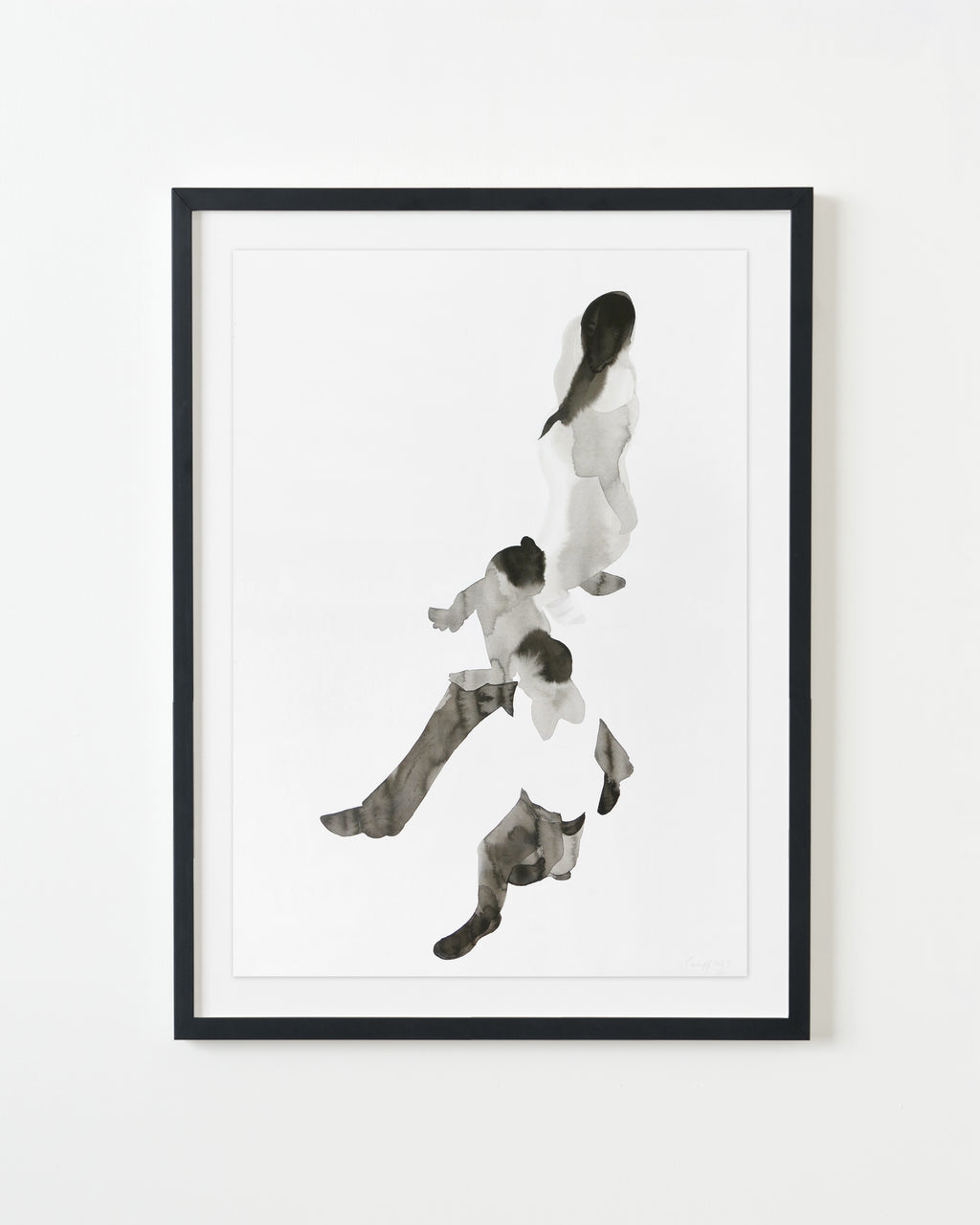 Painting by Gabrielle Raaff titled "In Line V" - 3.