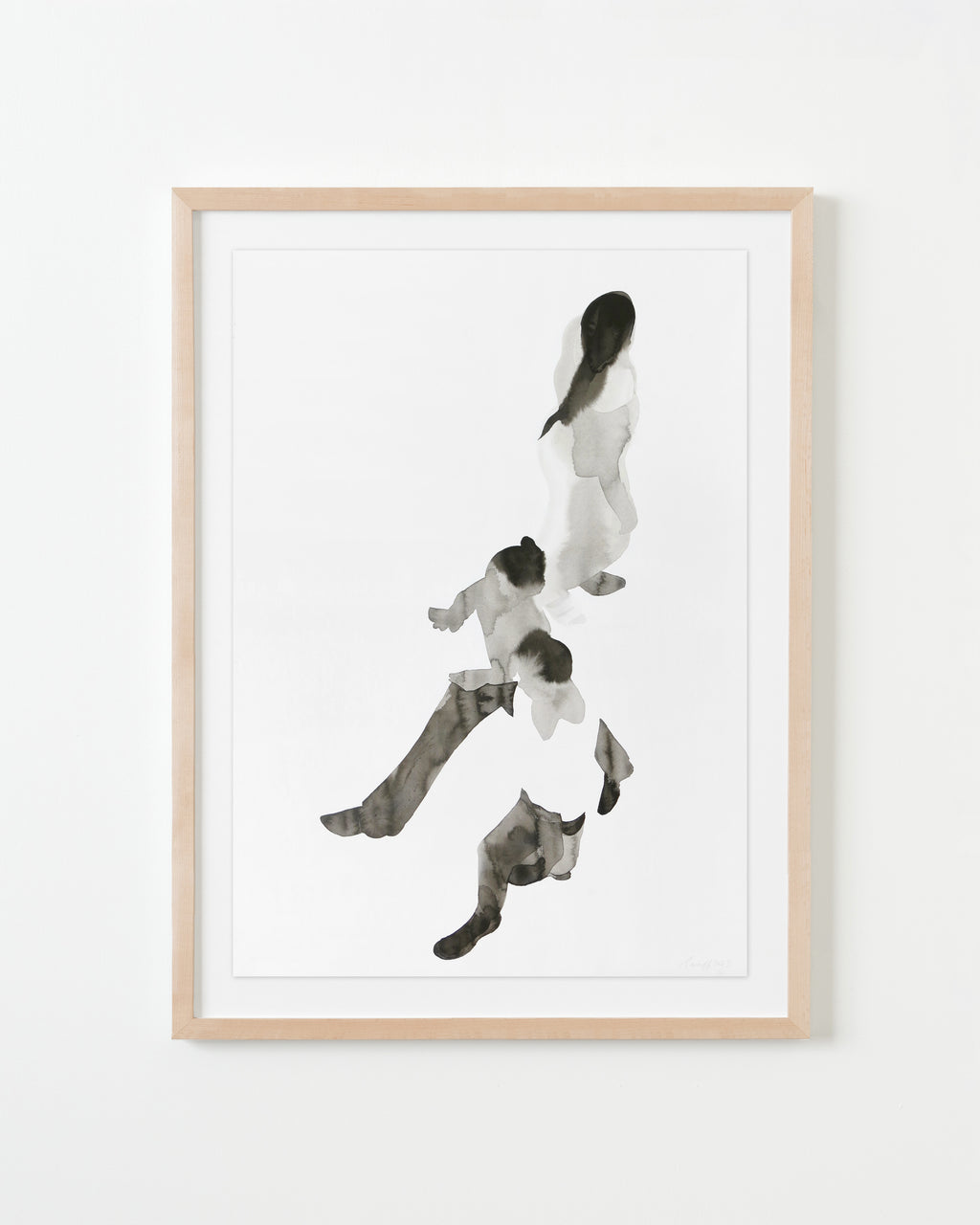 Painting by Gabrielle Raaff titled "In Line V" - 4.