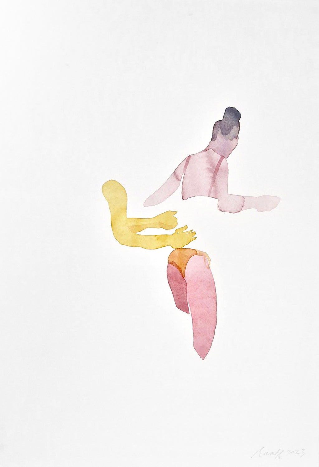 Painting by Gabrielle Raaff titled "Sun Throne III" - 2.