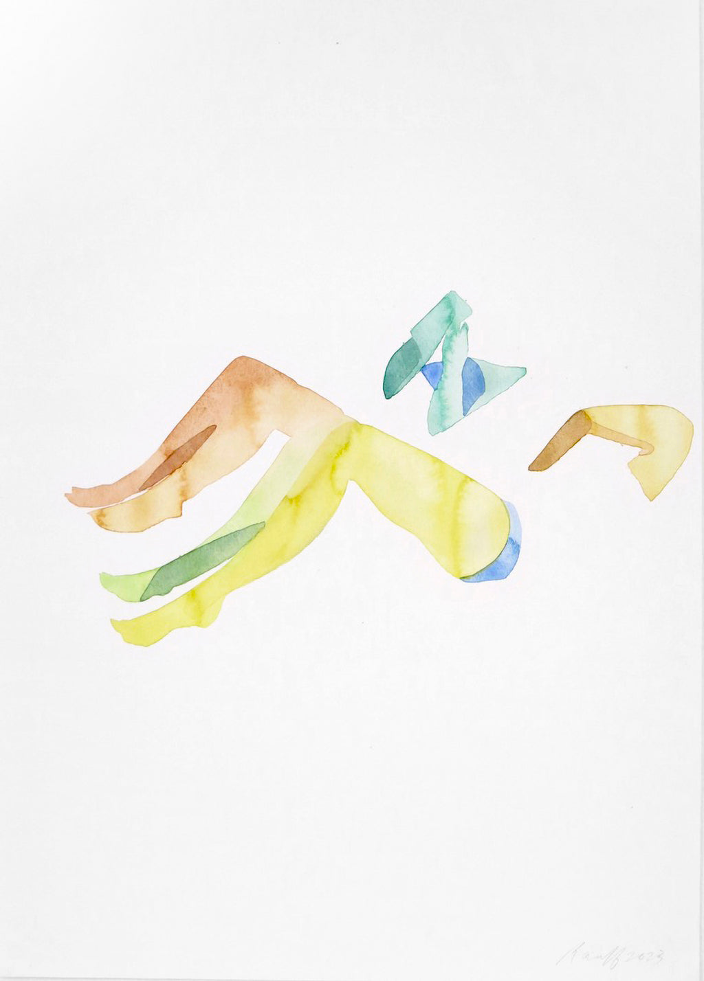 Painting by Gabrielle Raaff titled "Sun Throne VI" - 2.