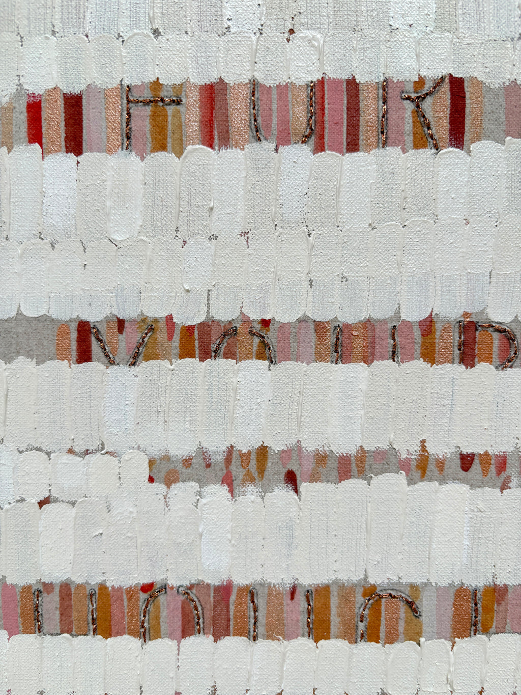 Painting by Gail Tarantino titled "A Penny For Your Thoughts" - 5.