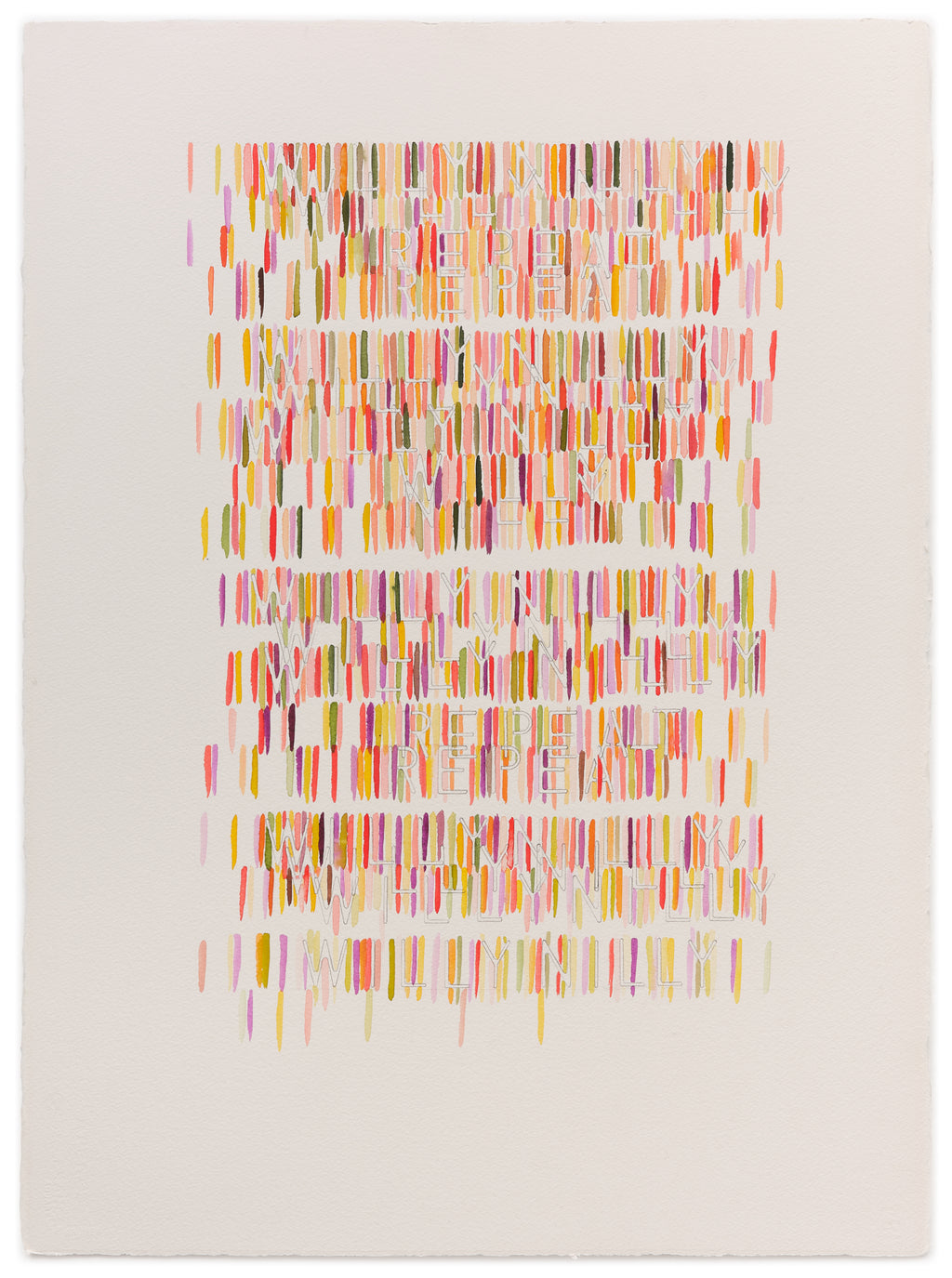 Painting by Gail Tarantino titled "Willy Nilly" - 2.