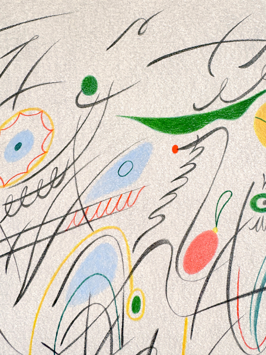 Drawing by Gizem Vural titled "Gems In The Gray" - 4.