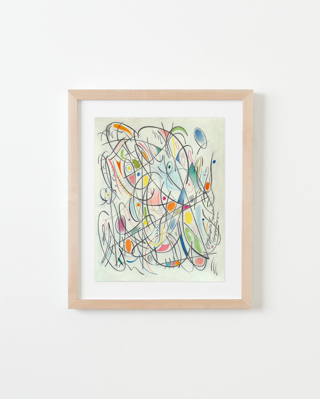 Drawing by Gizem Vural titled "Green Days" - 5.