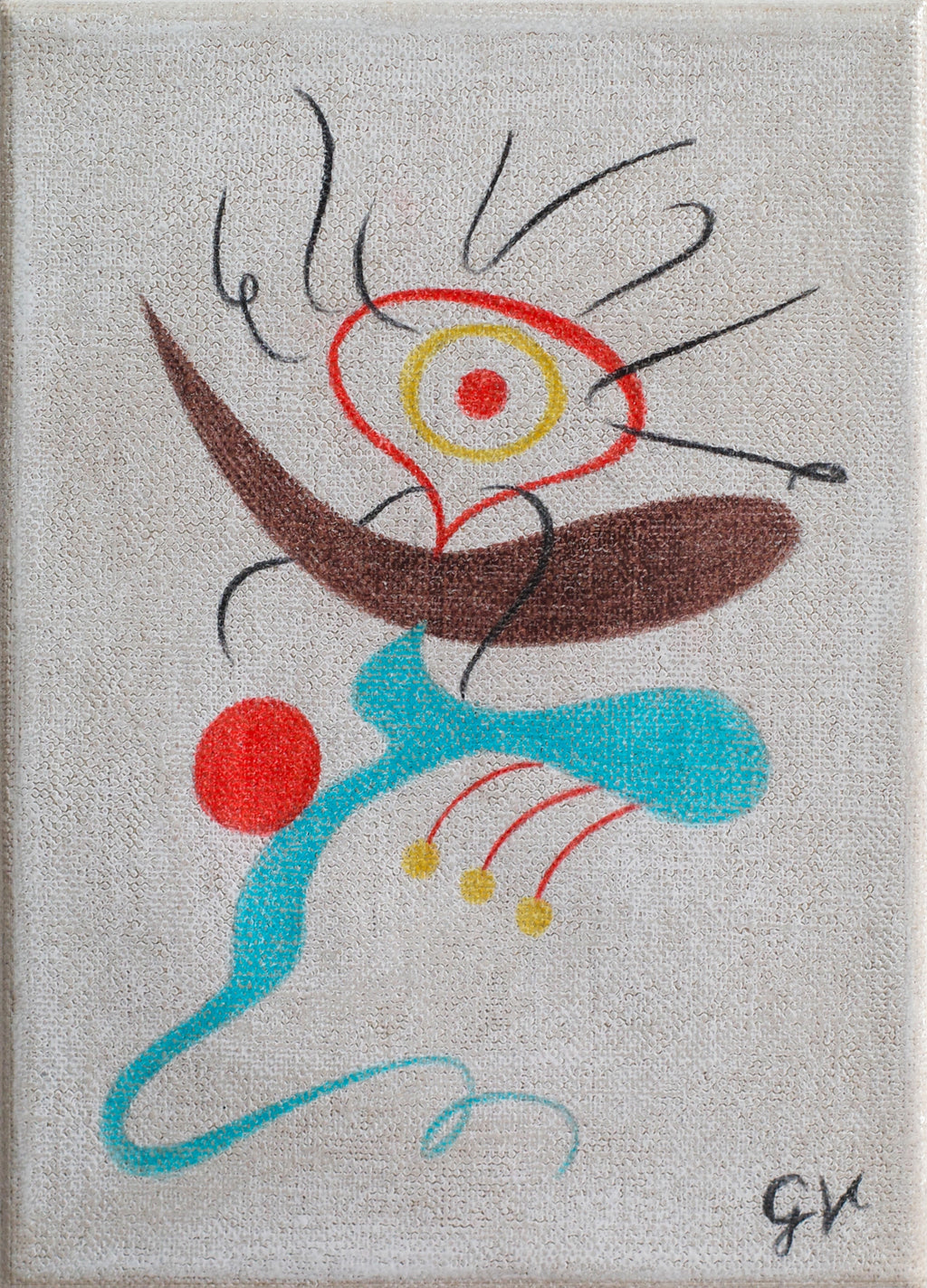 Drawing by Gizem Vural titled "Memory 5" - 2.