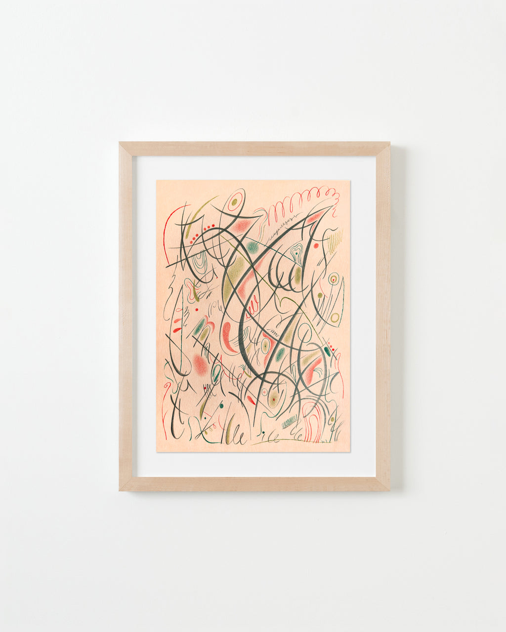 Drawing by Gizem Vural titled "Sudden Breeze" - 5.