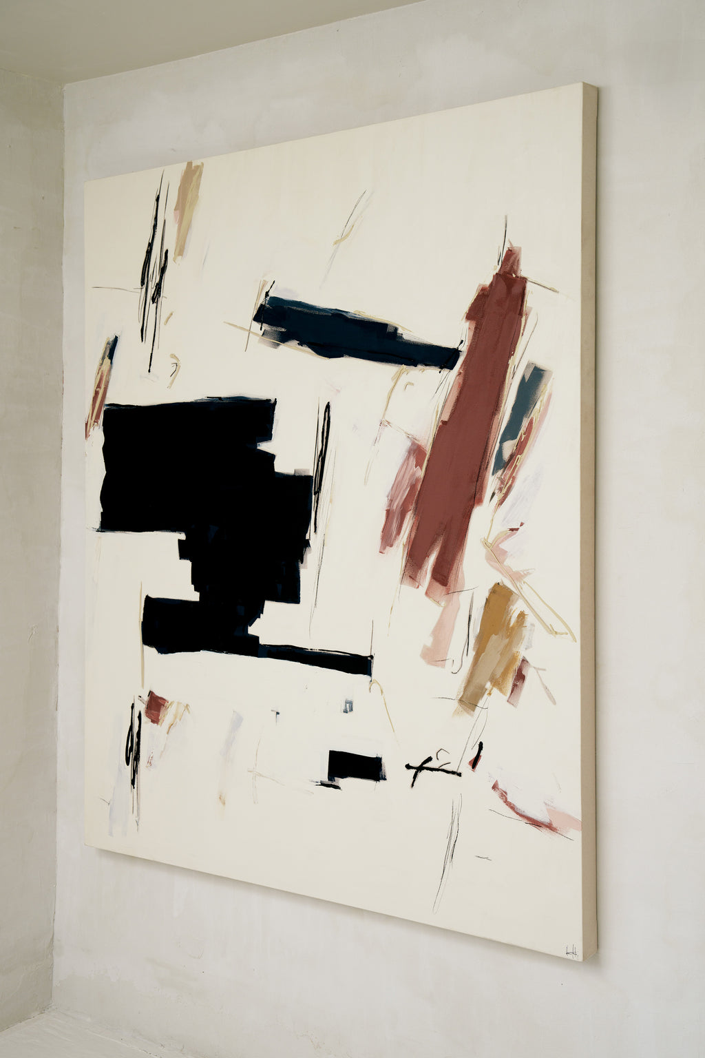 Painting by Holly Addi titled "Amouretta Miette" - 5.