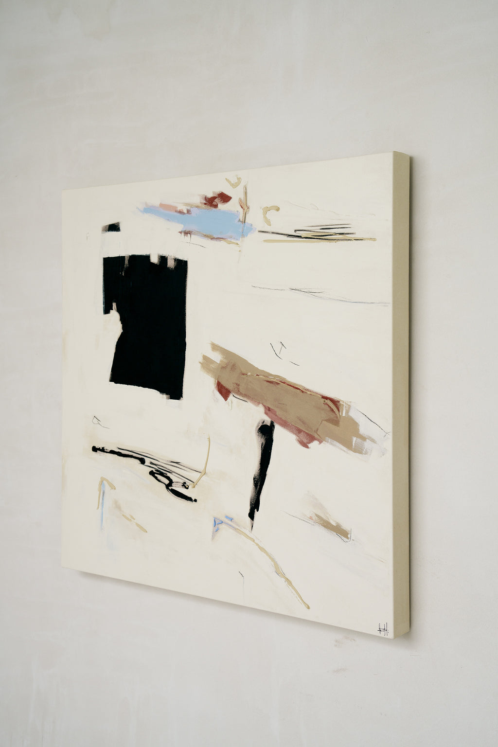 Painting by Holly Addi titled "Céline" - 5.