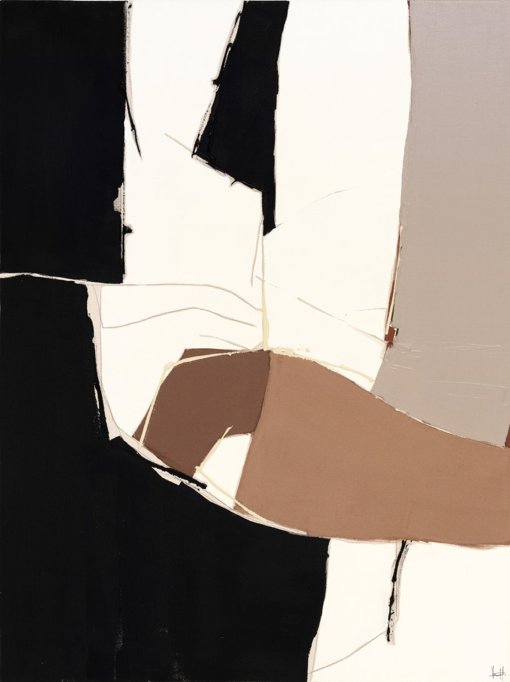 Painting by Holly Addi titled "Cielle" - 2.
