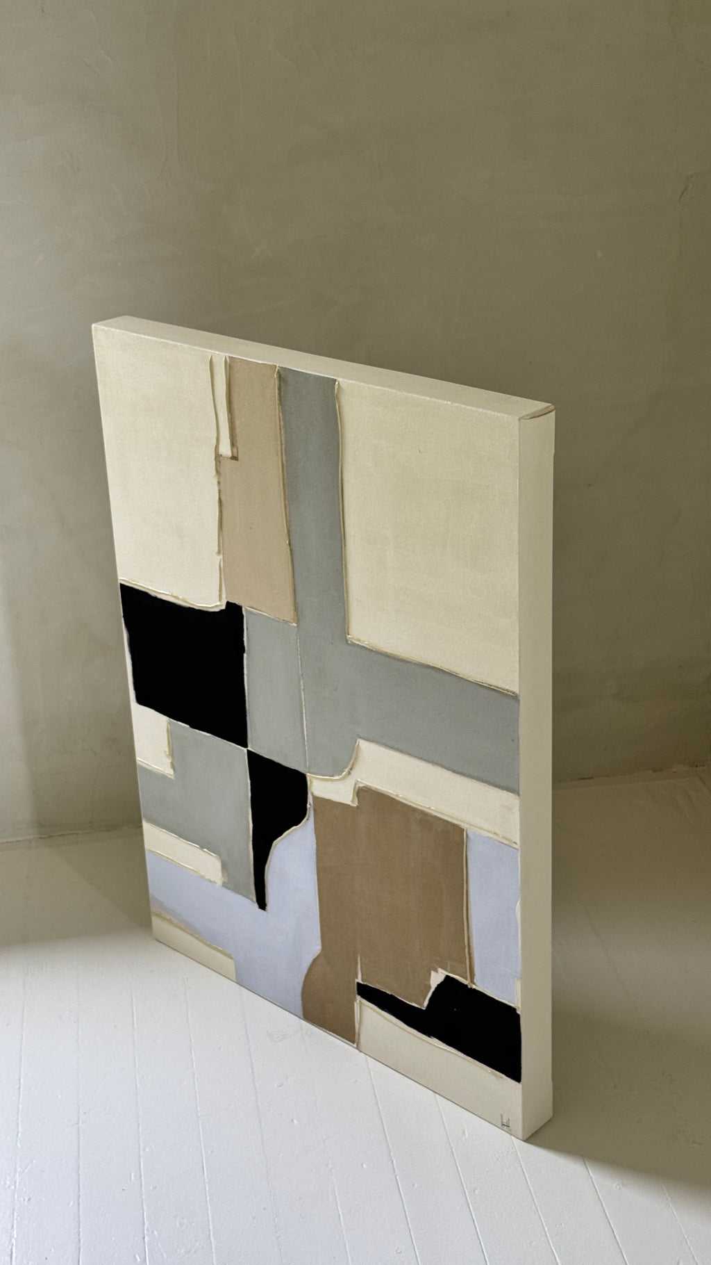 Painting by Holly Addi titled "Éclat De Été Study I" - 3.