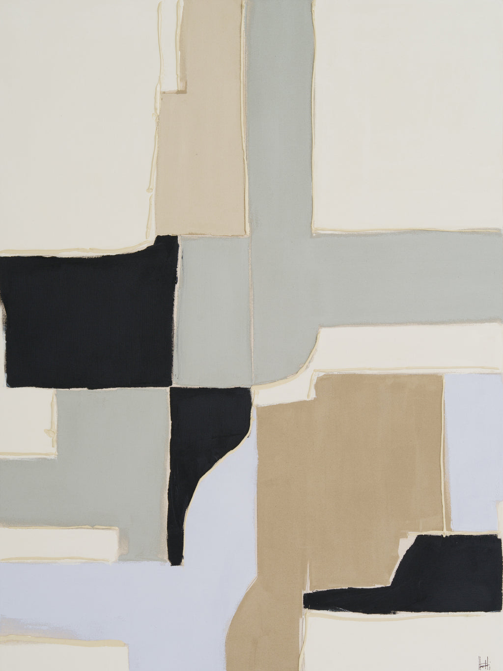 Painting by Holly Addi titled "Éclat De Été Study I" - 2.