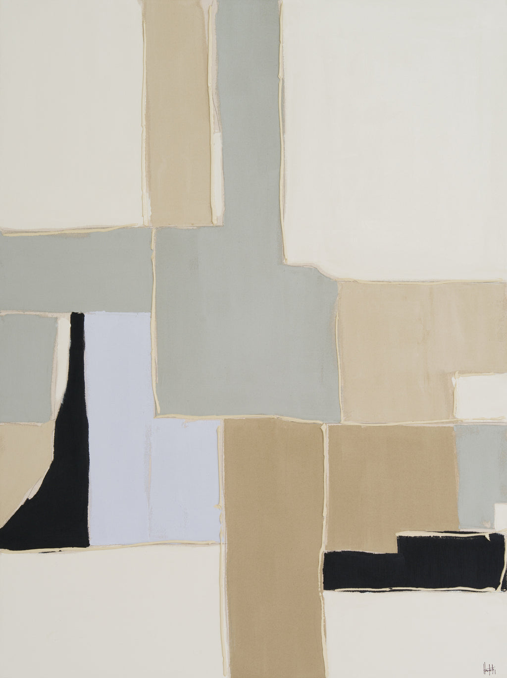 Painting by Holly Addi titled "Éclat De Été Study II" - 2.
