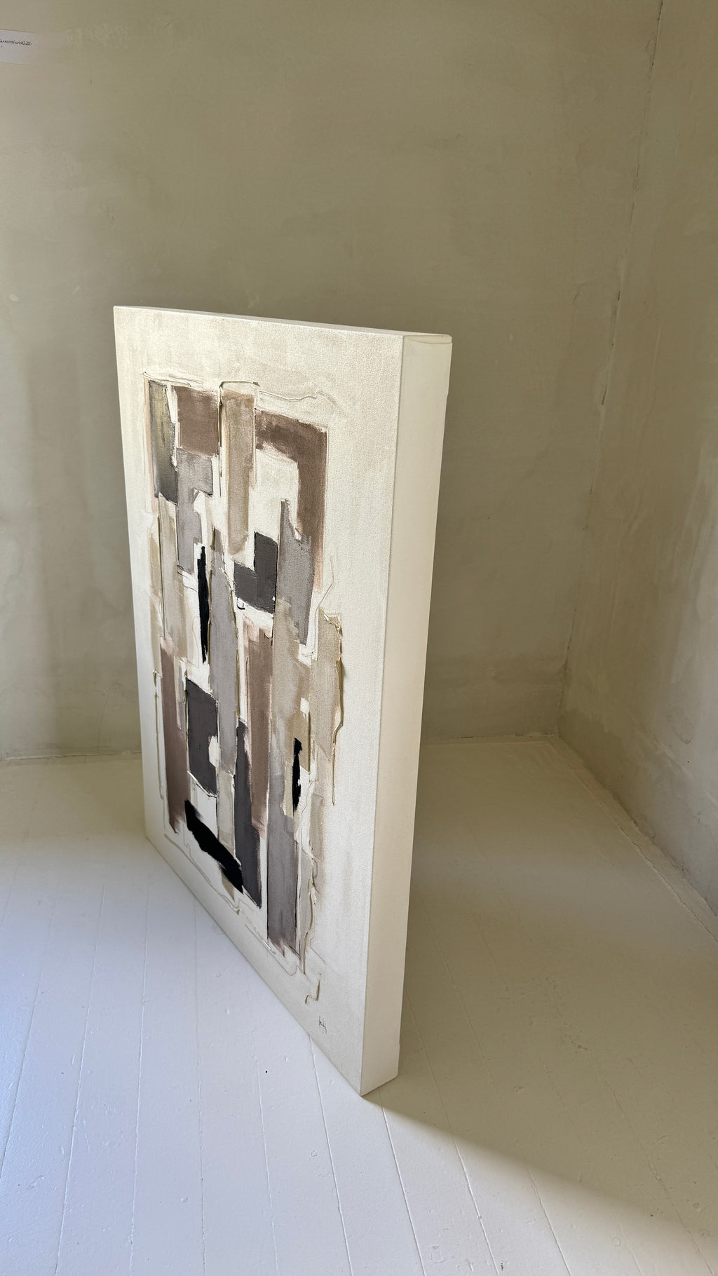 Painting by Holly Addi titled "Greis Noir No. I" - 3.