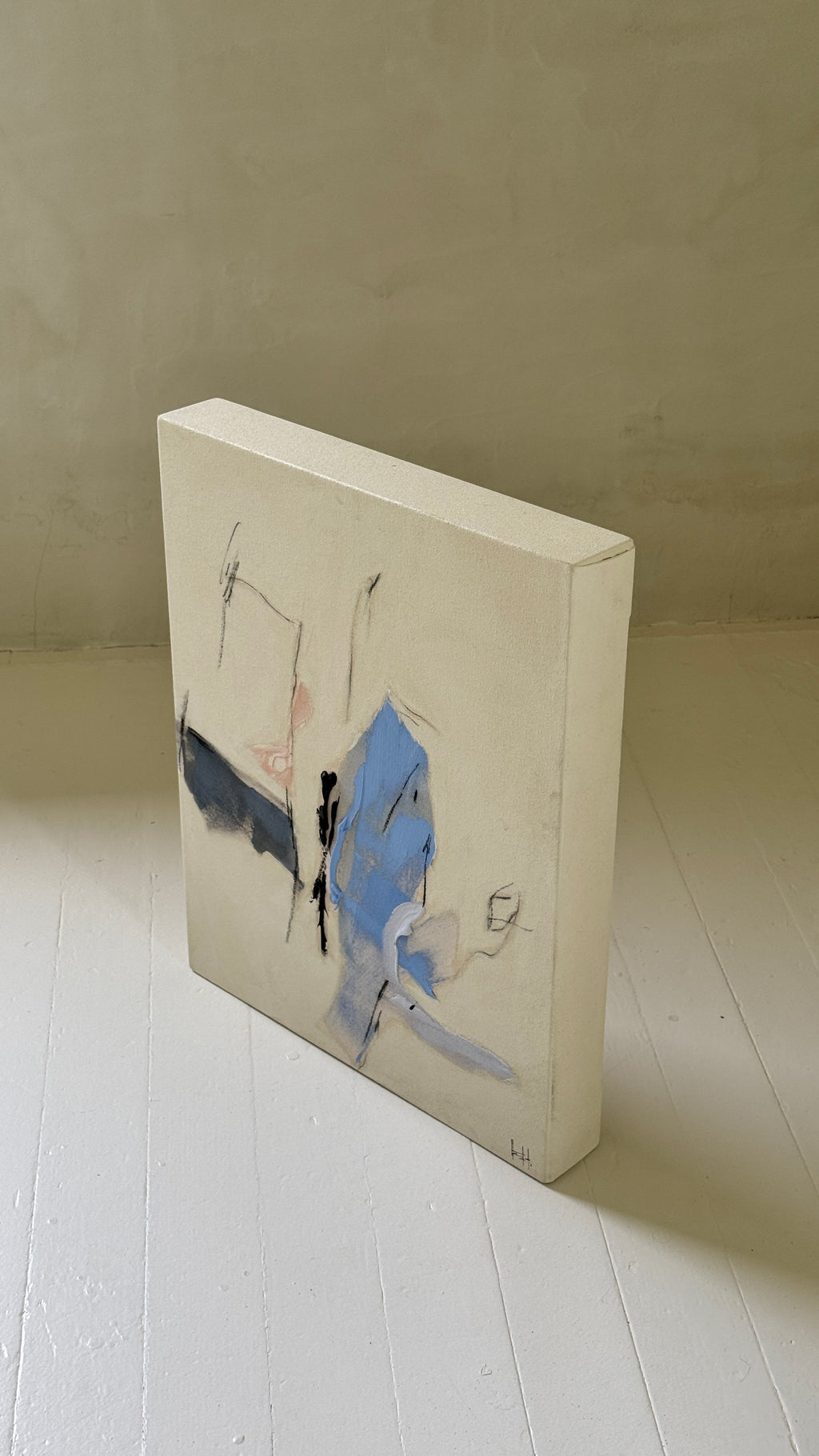 Painting by Holly Addi titled "Lumière De Été Study III" - 3.