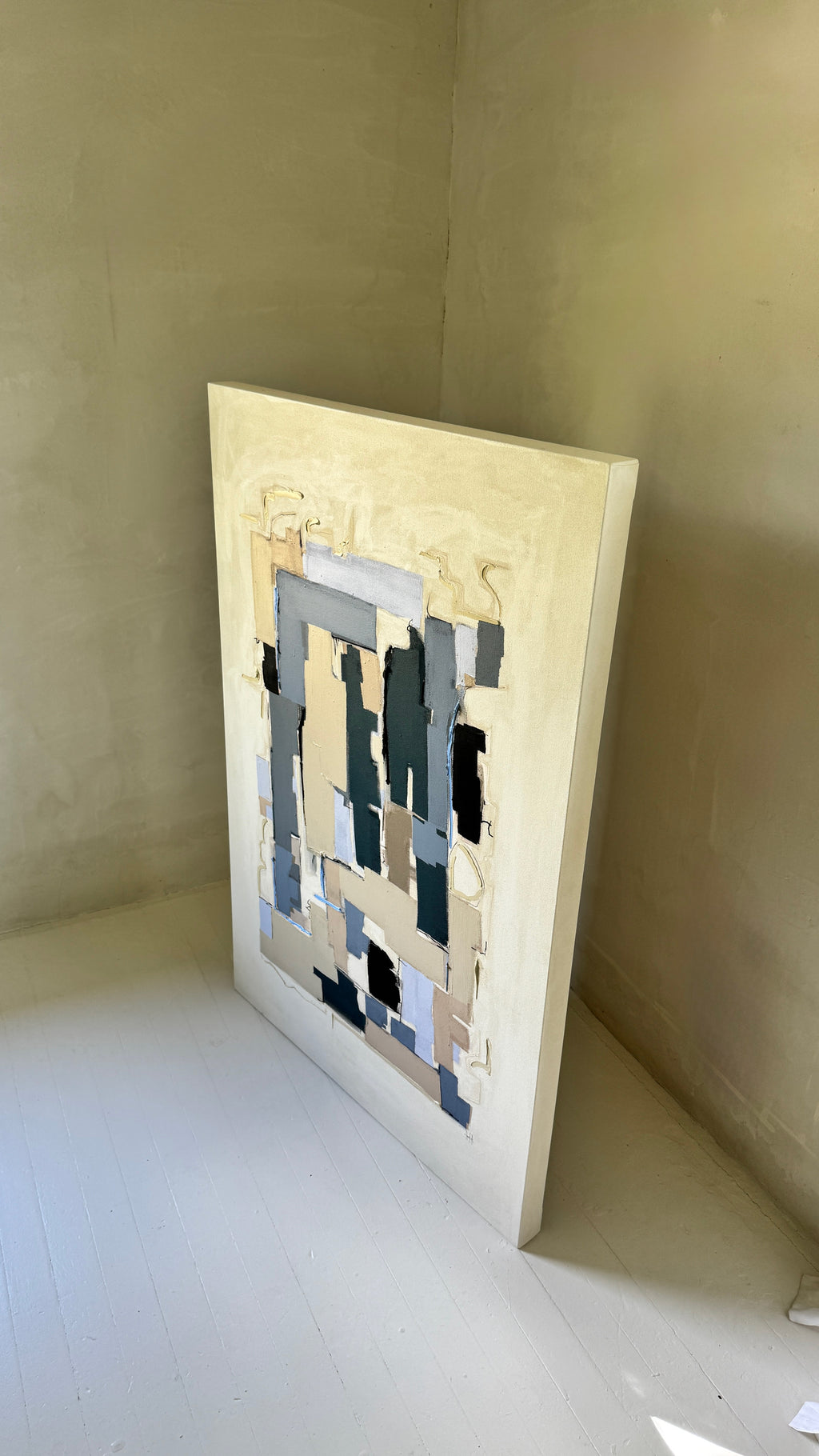 Painting by Holly Addi titled "Ville Franche" - 3.