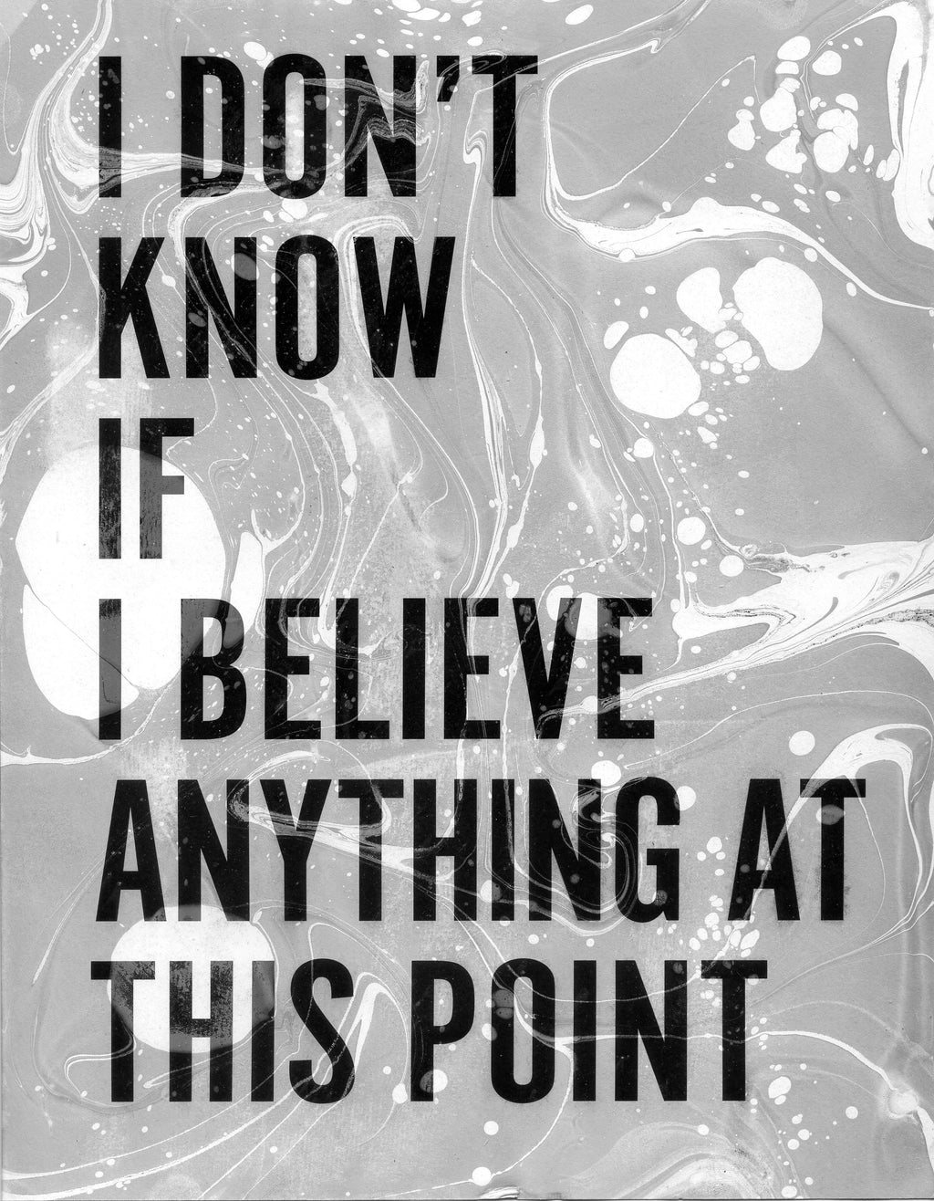 Painting by Ben Skinner titled "I Don't Know If I Believe Anything At This Point" - 2.