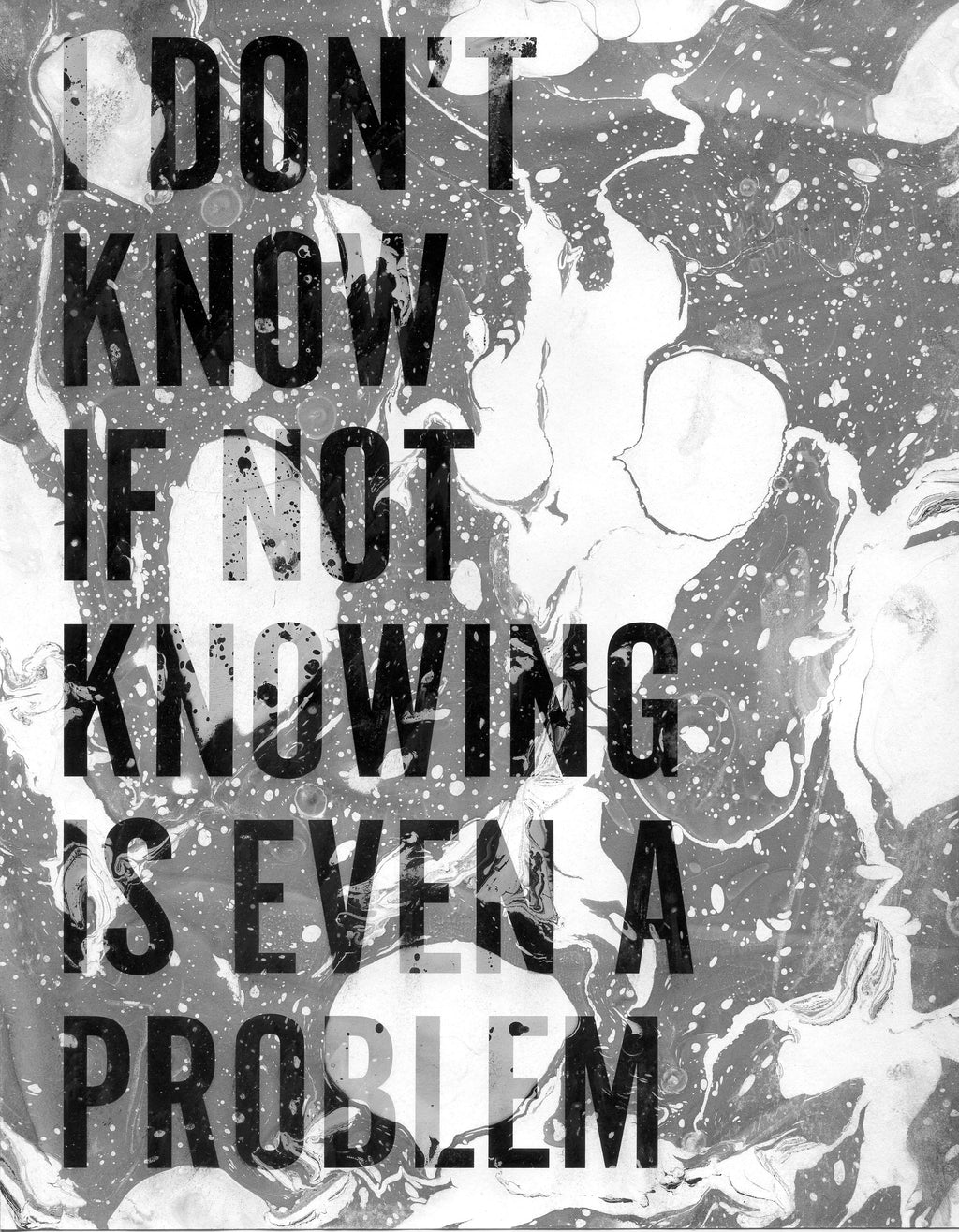 Painting by Ben Skinner titled "I Don't Know If Not Knowing Is Even A Problem" - 2.
