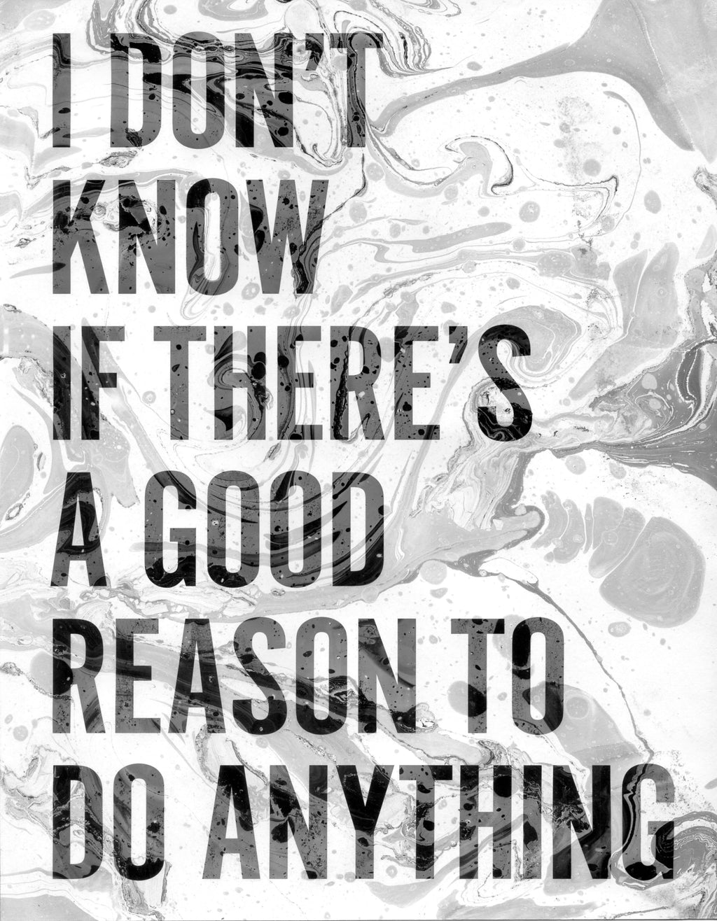 Painting by Ben Skinner titled "I Don't Know If There's A Good Reason To Do Anything" - 2.