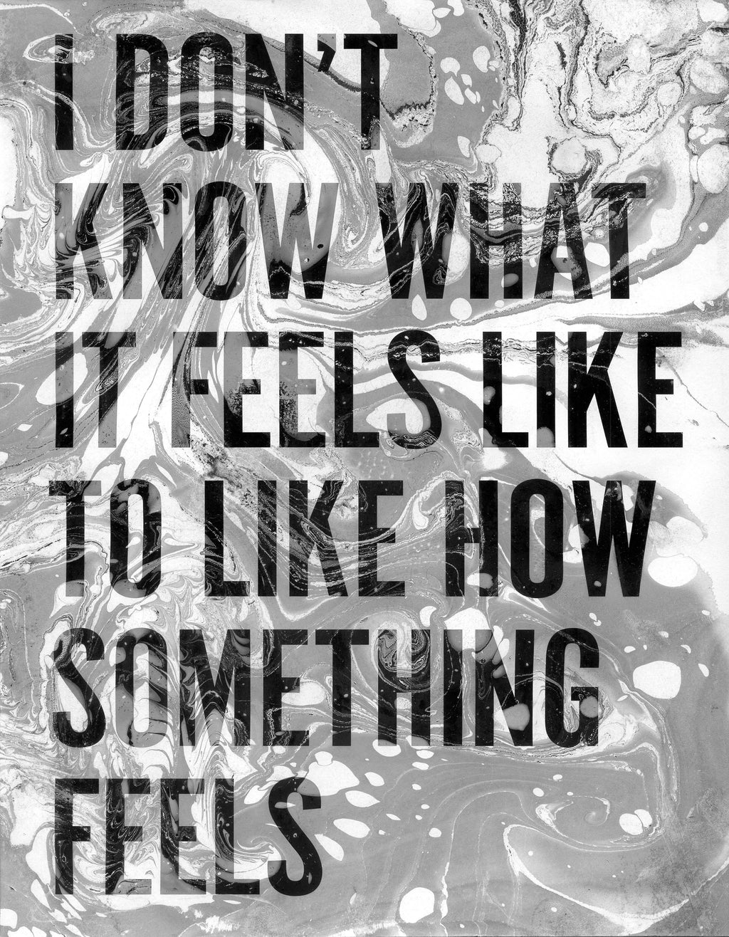Painting by Ben Skinner titled "I Don't Know What It Feels Like To Like How Something Feels" - 2.