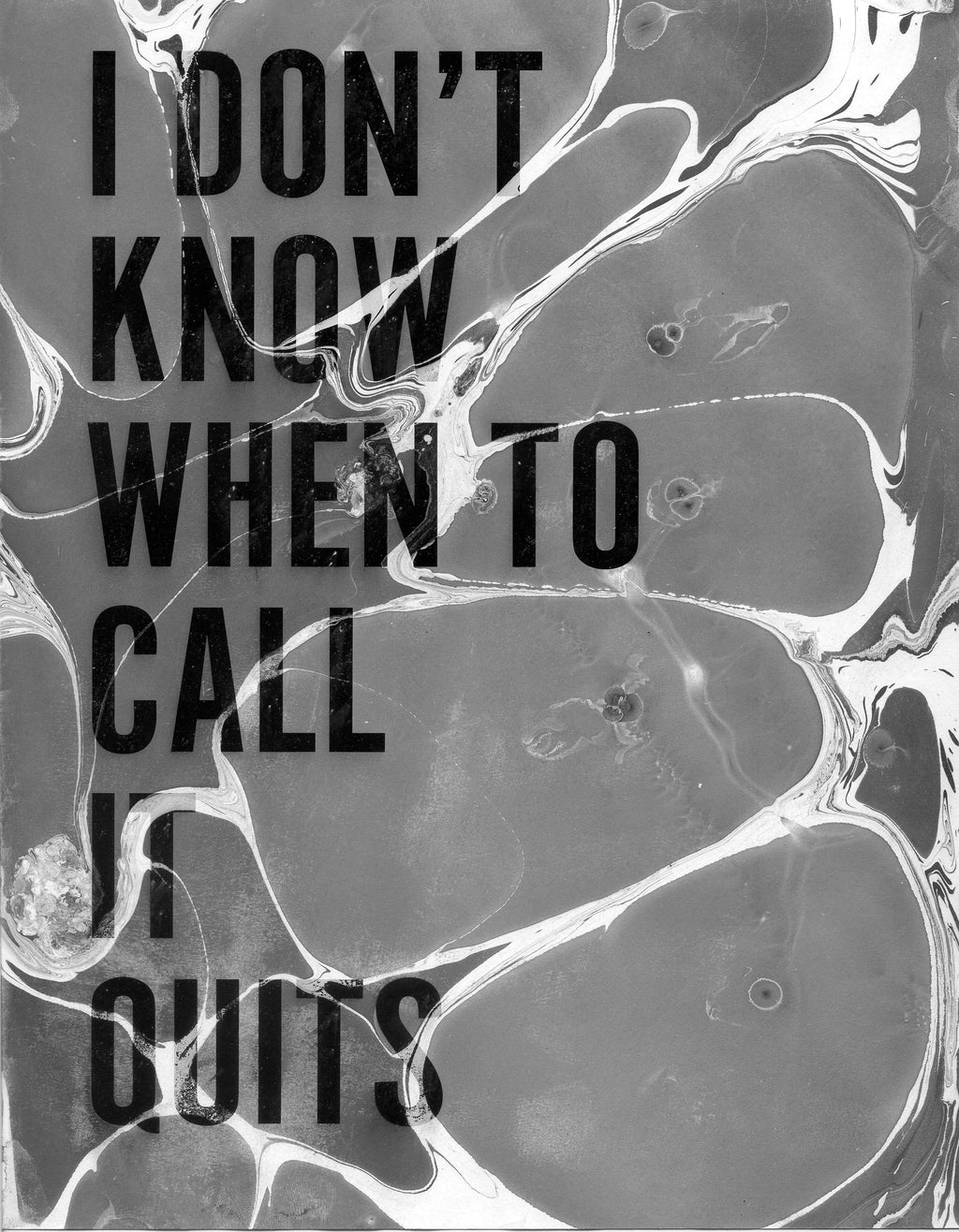 Painting by Ben Skinner titled "I Don't Know When To Call It Quits" - 2.