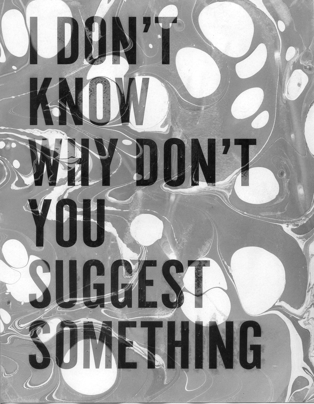 Painting by Ben Skinner titled "I Don't Know Why Don't You Suggest Something" - 2.