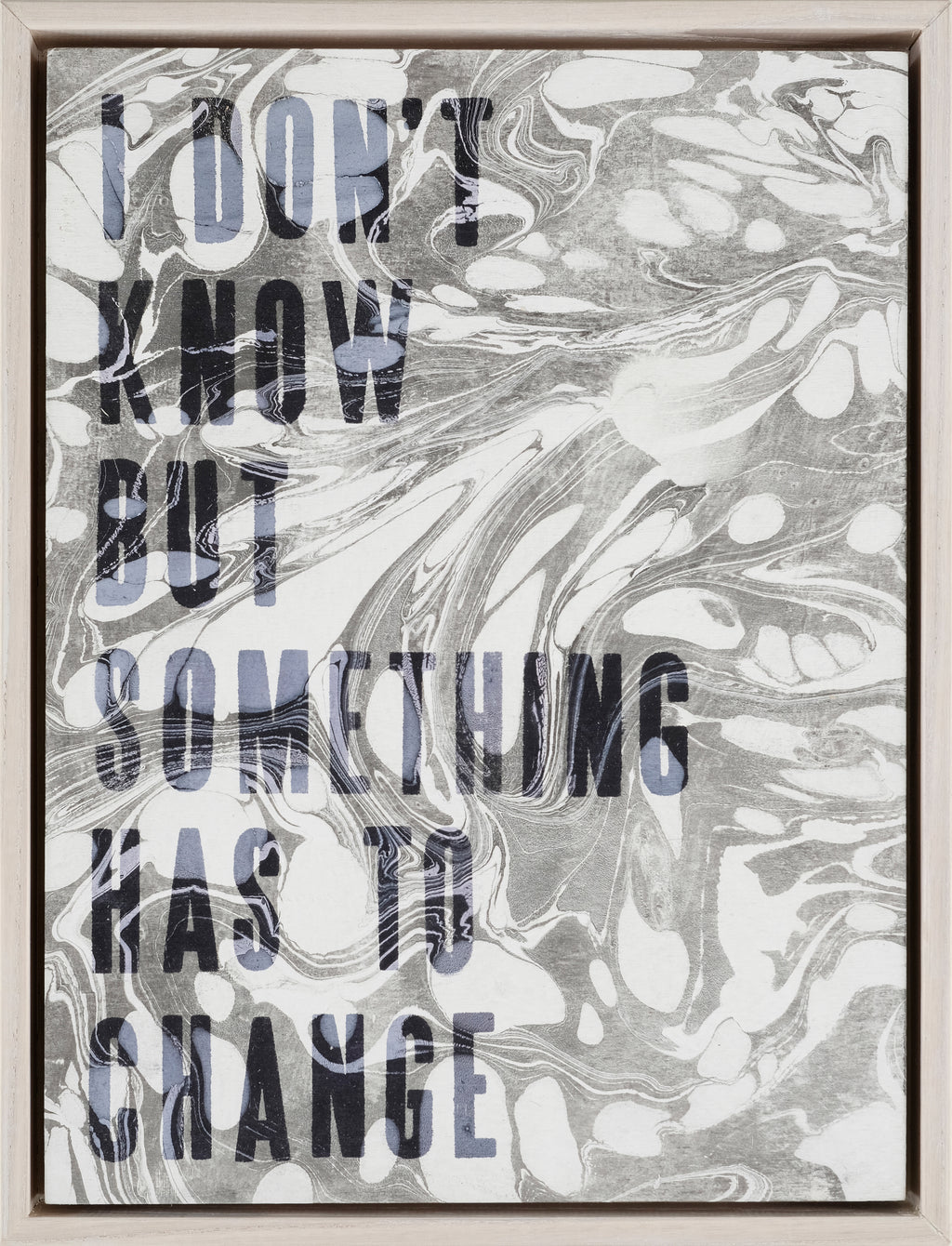 Painting by Ben Skinner titled "I Don't Know But Something Has to Change" - 2.