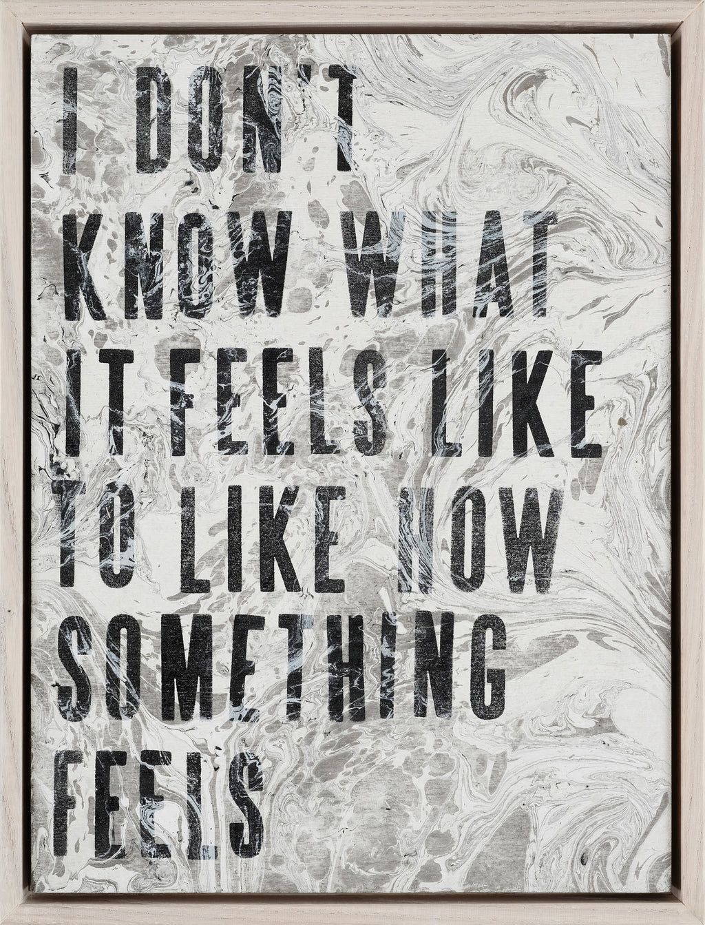 Painting by Ben Skinner titled "I Don't Know What it Feels Like to Like How Something Feels" - 2.