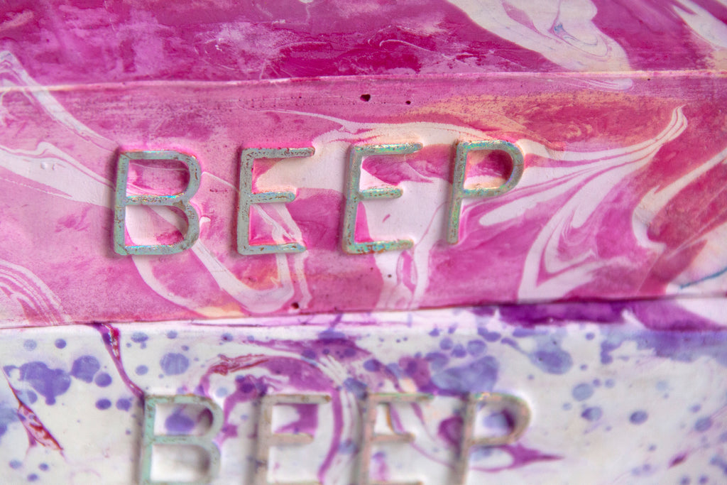 Sculpture by Ben Skinner titled "BEEP BEEP" - 4.