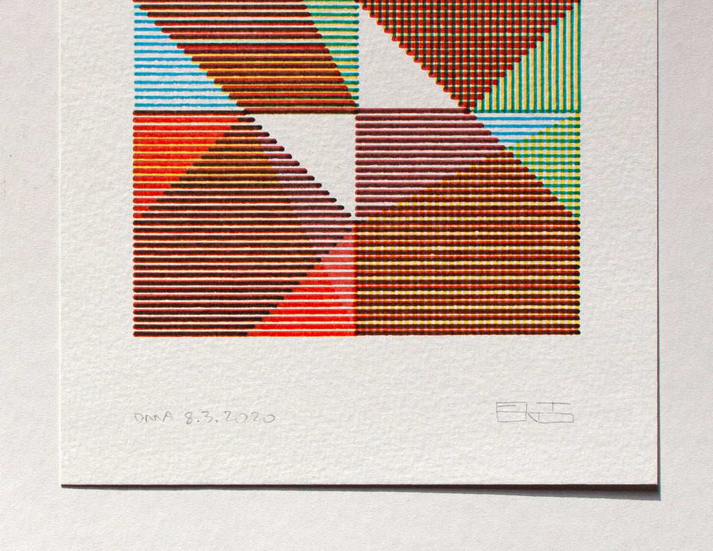 Drawing by Eltono titled "DMA 8.3.2020B" - 7.