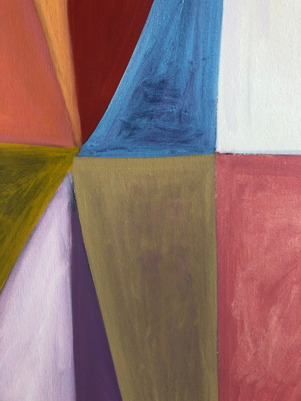 Painting by Jackie Meier titled "Spinning Hearts" - 4.