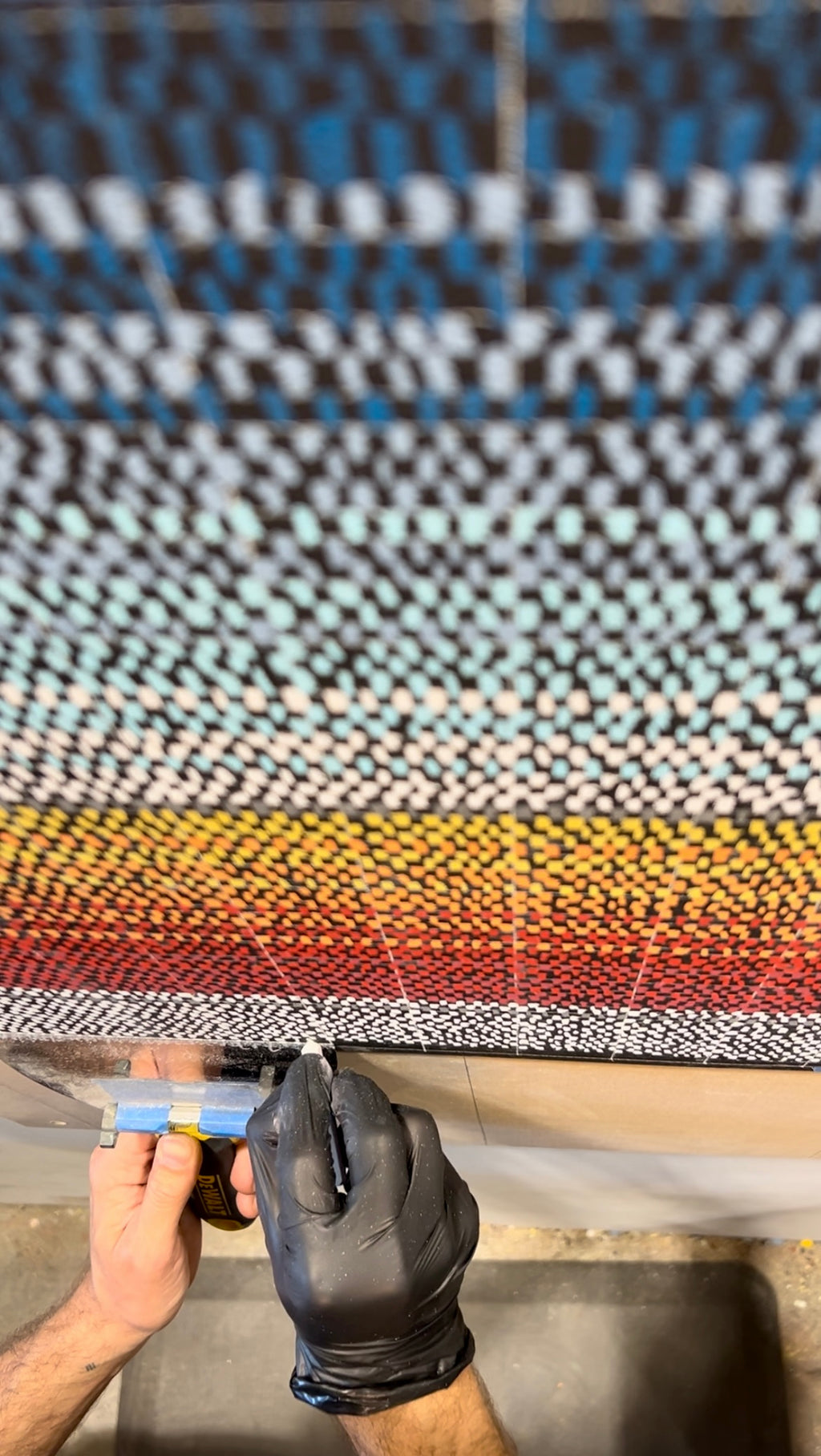 Drawing by Blake Aaseby titled "Off-Brand Heirloom (Serape Study #1)" - 4.