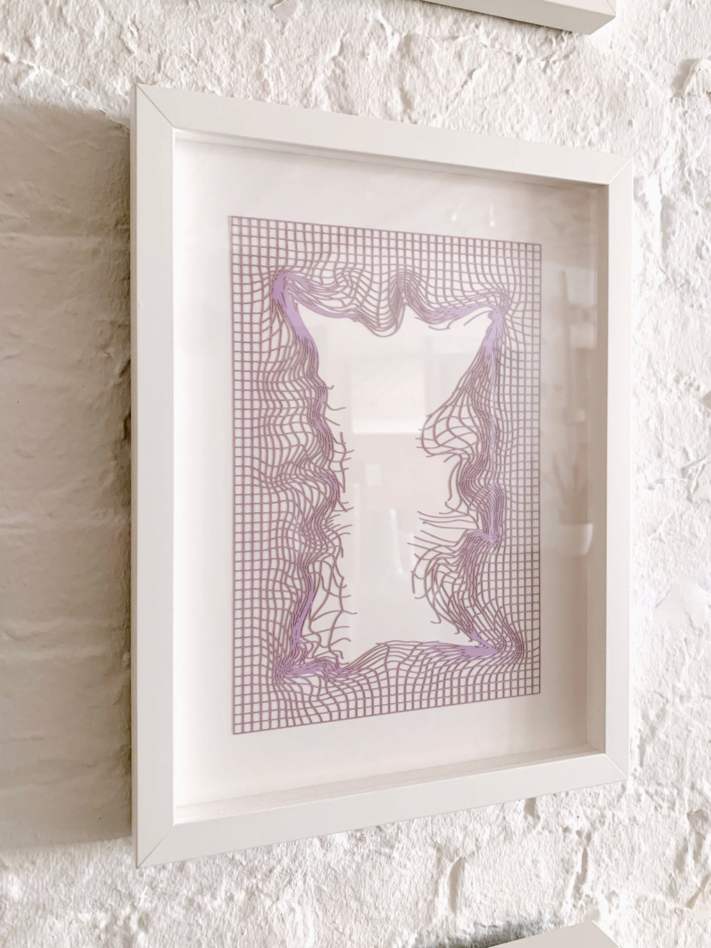 Print by Inka Bell titled "NET 4 (lilac)" - 3.