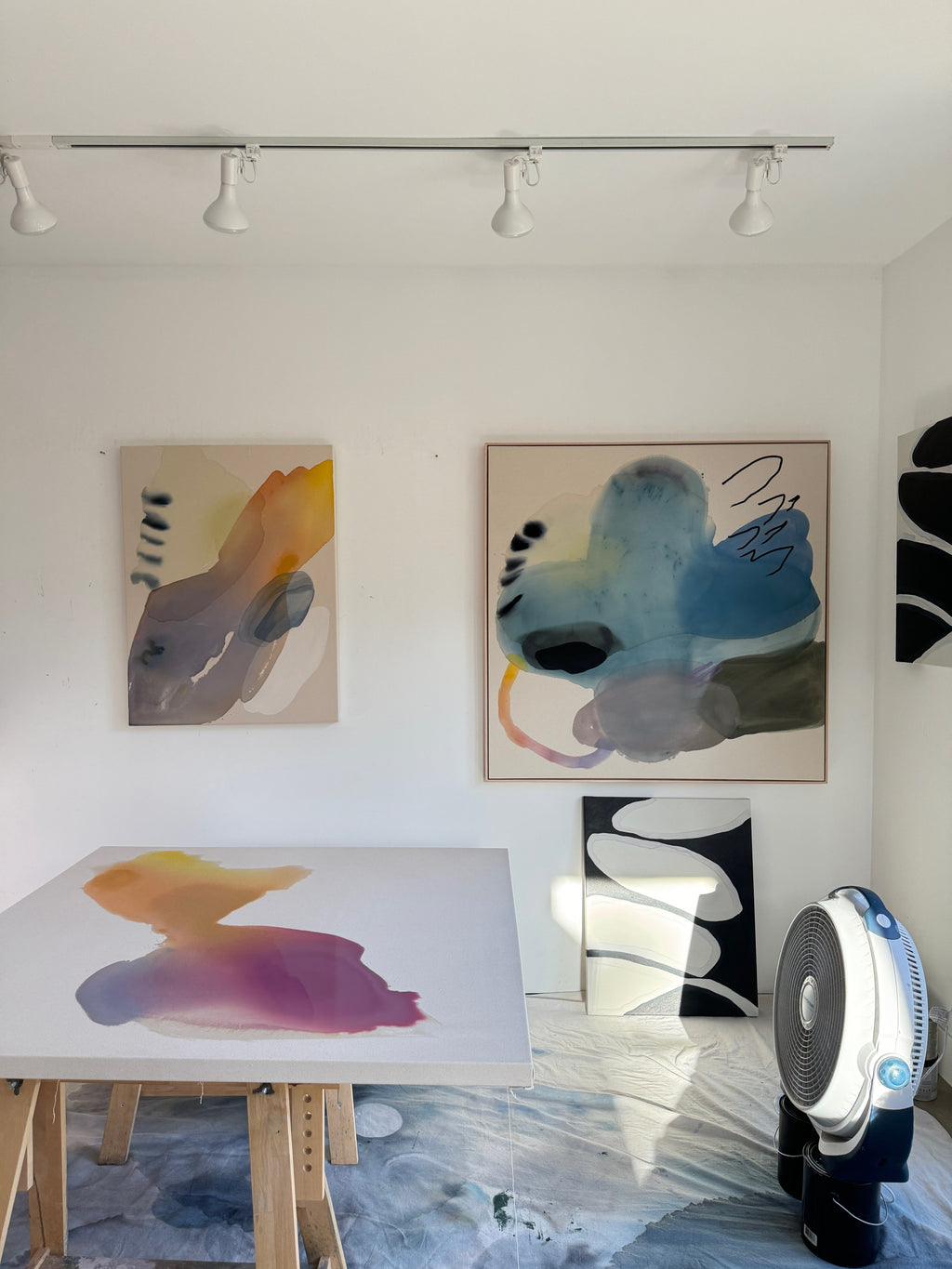 Painting by Karina Bania titled "Monarch" - 3.