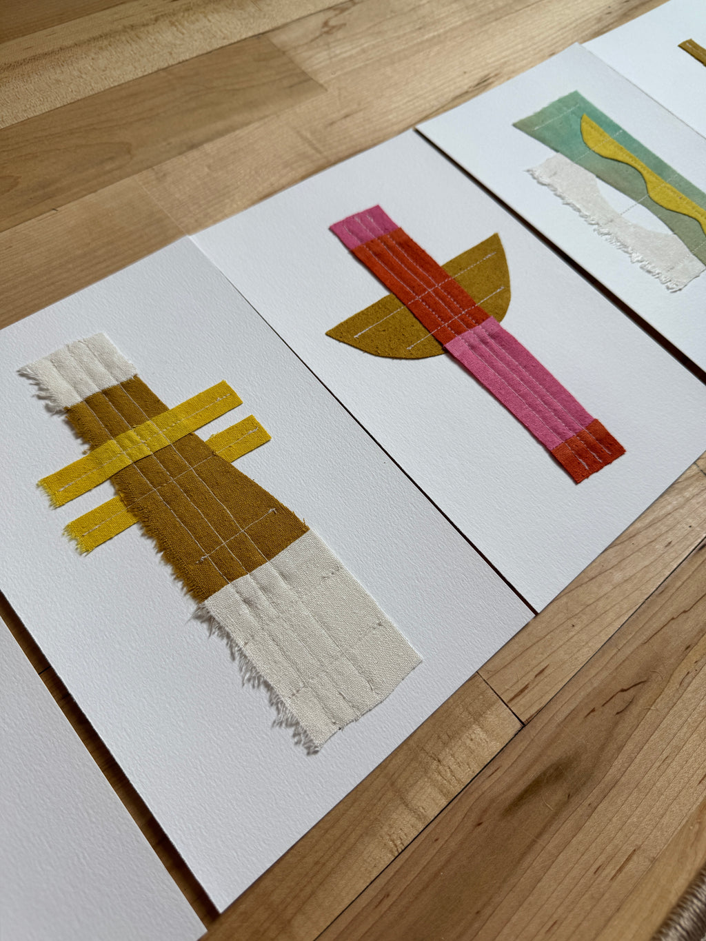 Mixed Media by Anastasia Greer titled "Popsicle Stick Afloat" - 6.
