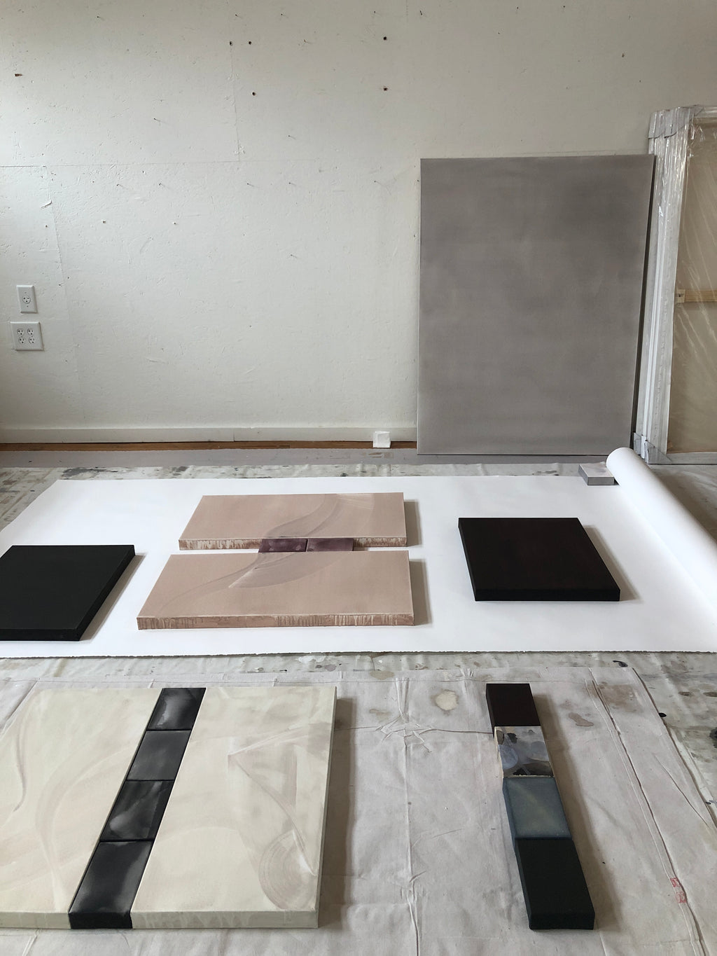 Painting by Laura Naples titled "She saw herself in the dashes" - 6.