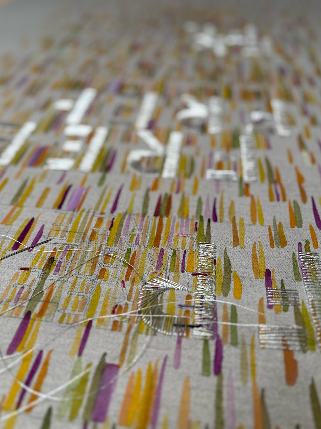 Mixed Media by Gail Tarantino titled "Language Matters-Free" - 3.