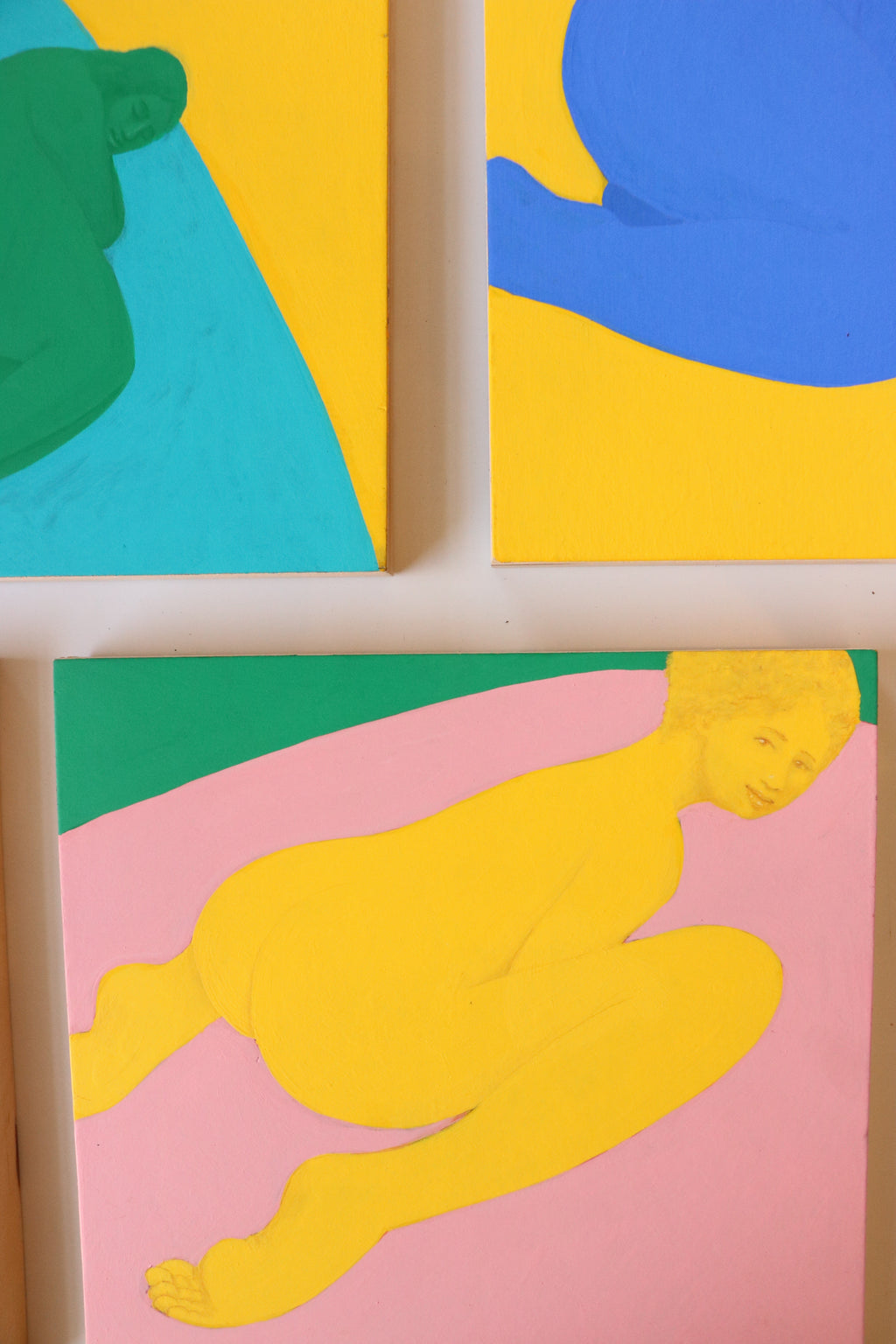 Painting by Piero Passacantando titled "Bather #7" - 4.