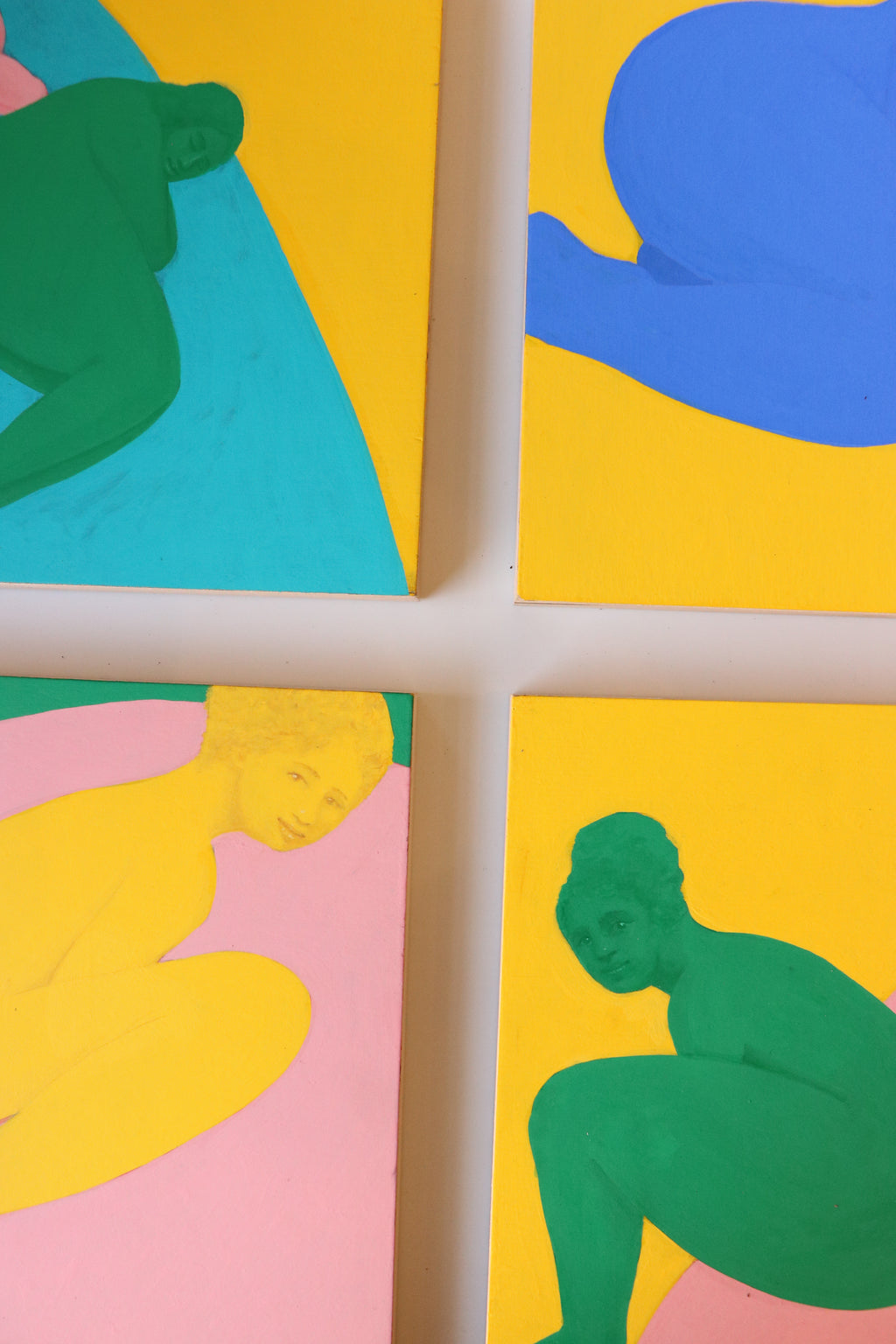 Painting by Piero Passacantando titled "Bather #7" - 5.