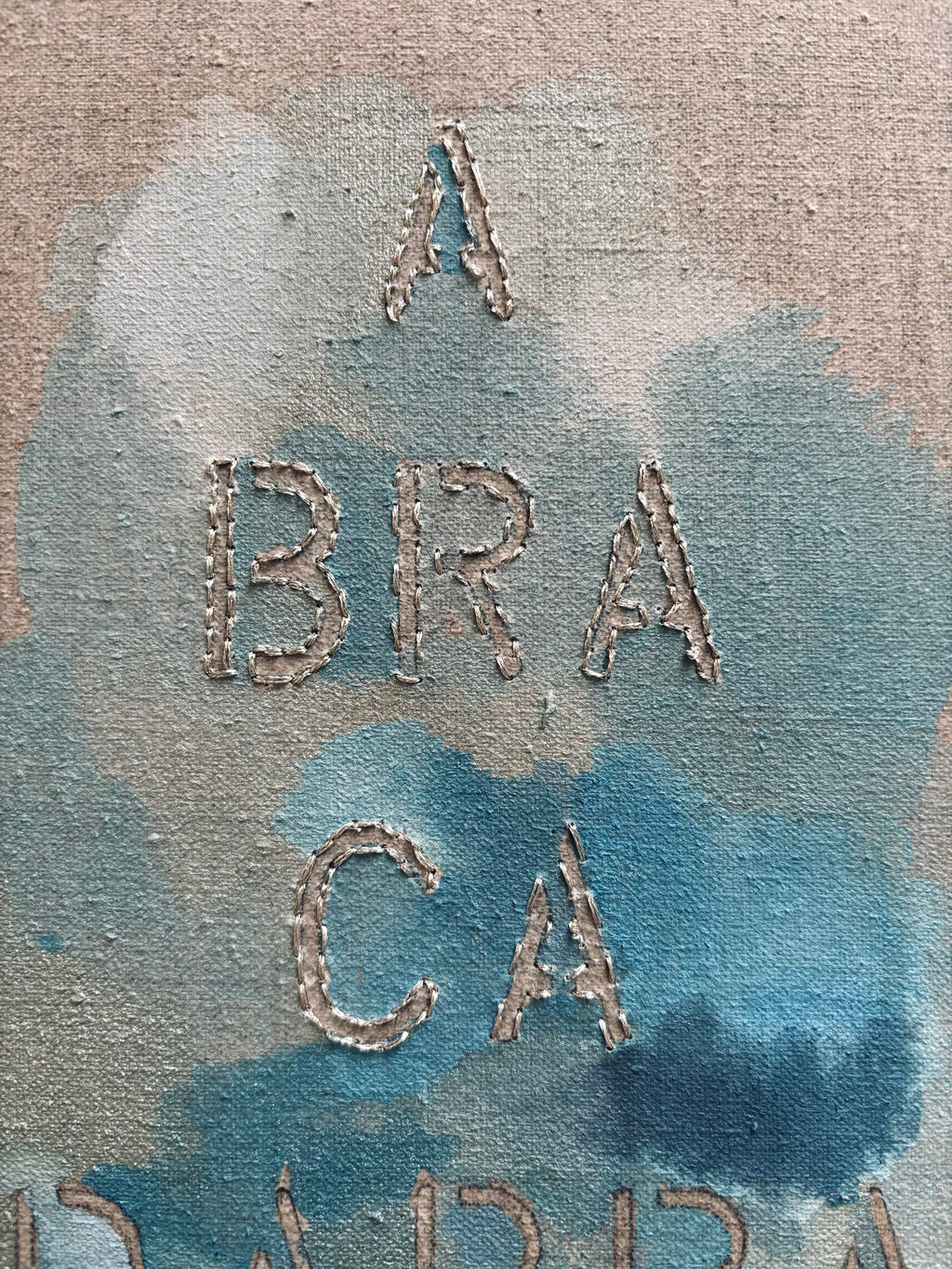 Painting by Gail Tarantino titled "A b r a c a d a b r a" - 3.