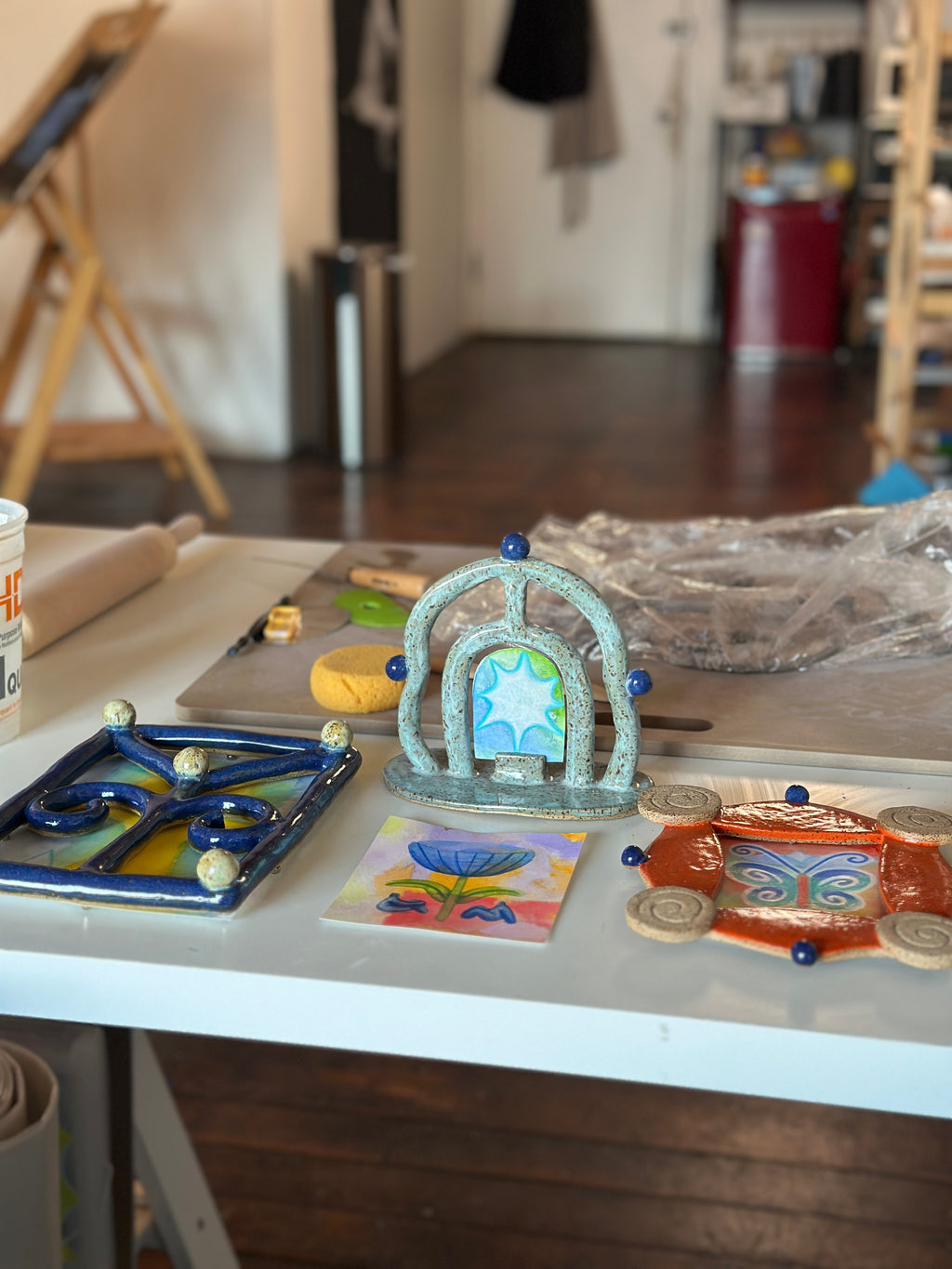 Mixed Media by Jocelyn Tsaih titled "Passageway" - 4.