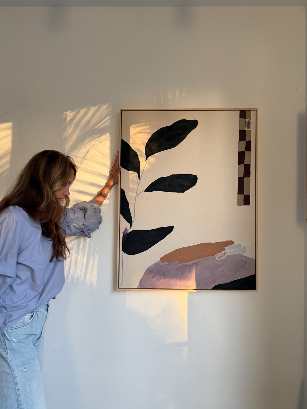 Painting by Karina Bania titled "To the Sky" - 3.