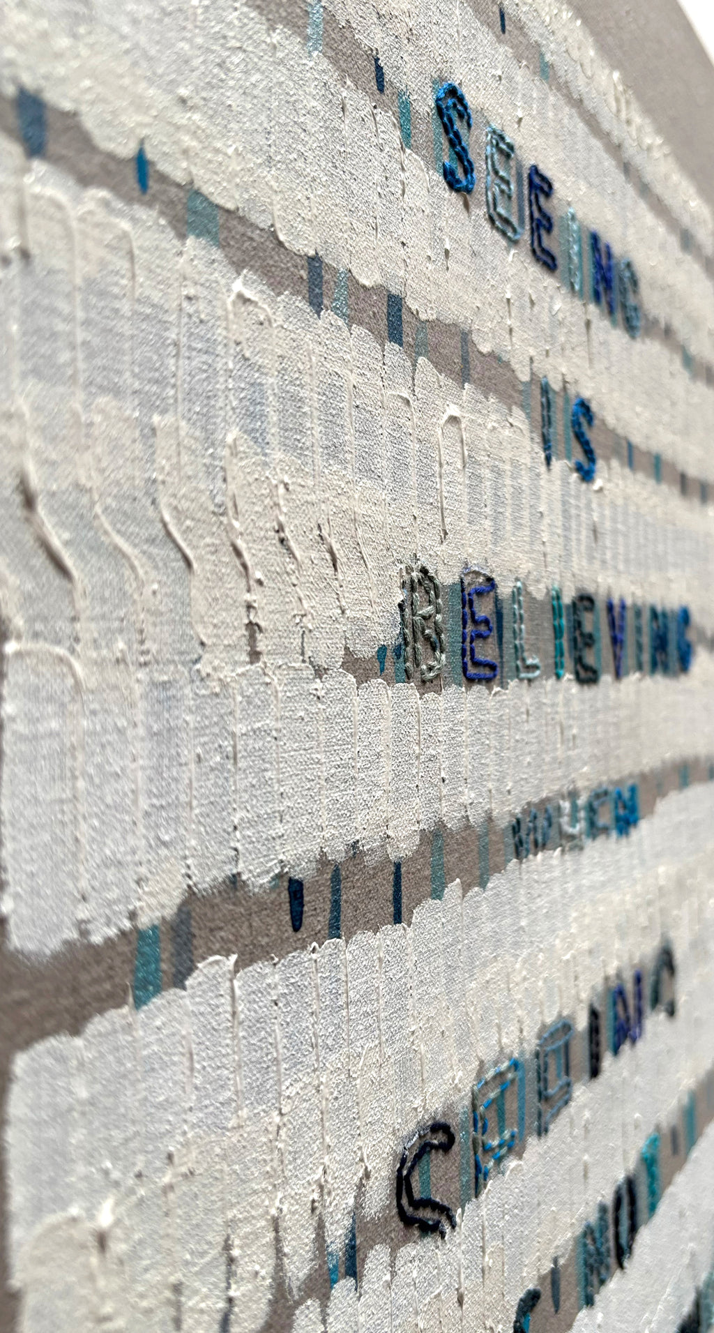 Mixed Media by Gail Tarantino titled "Seeing is Believing" - 8.