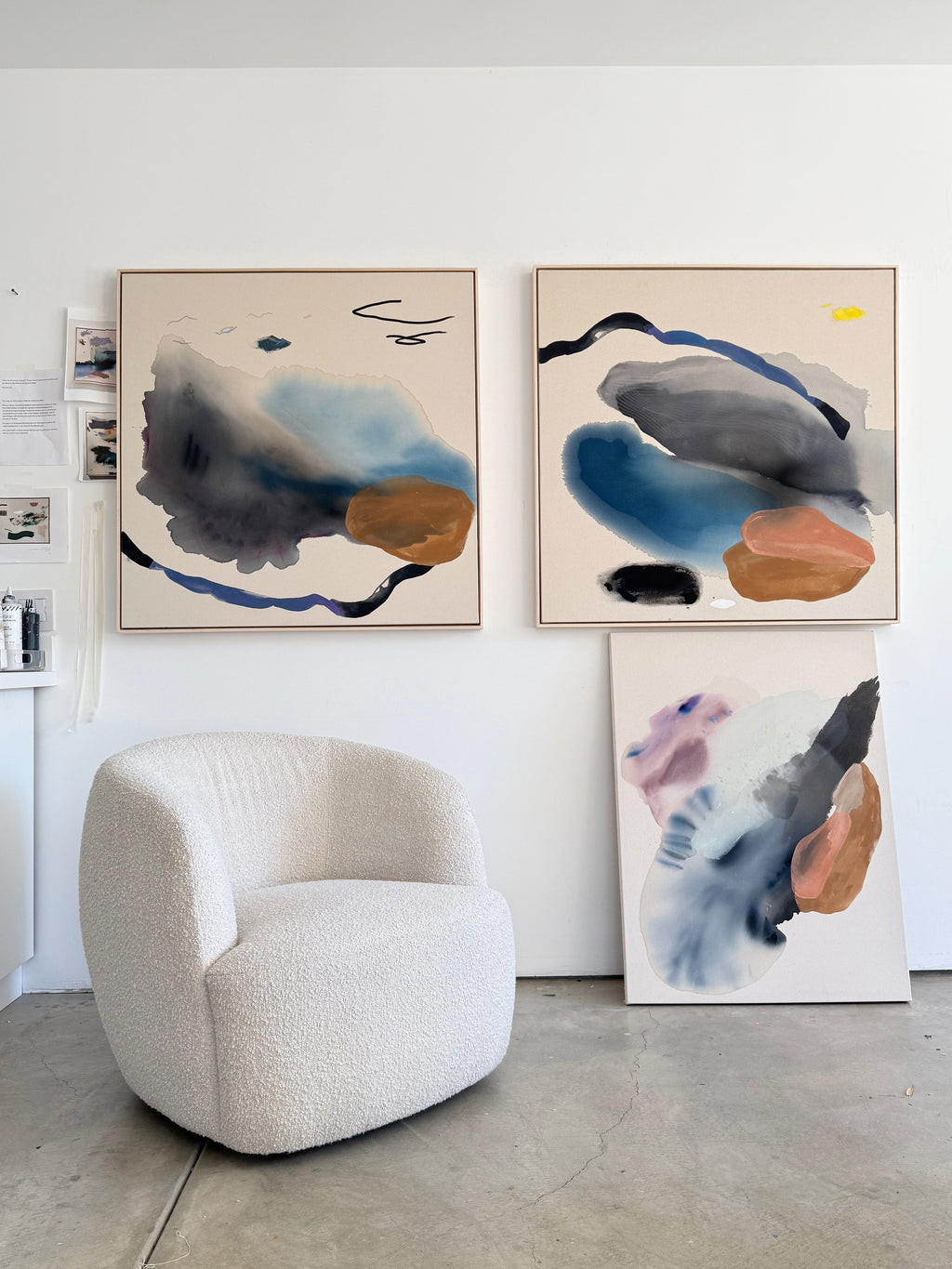 Painting by Karina Bania titled "In the Distance" - 4.