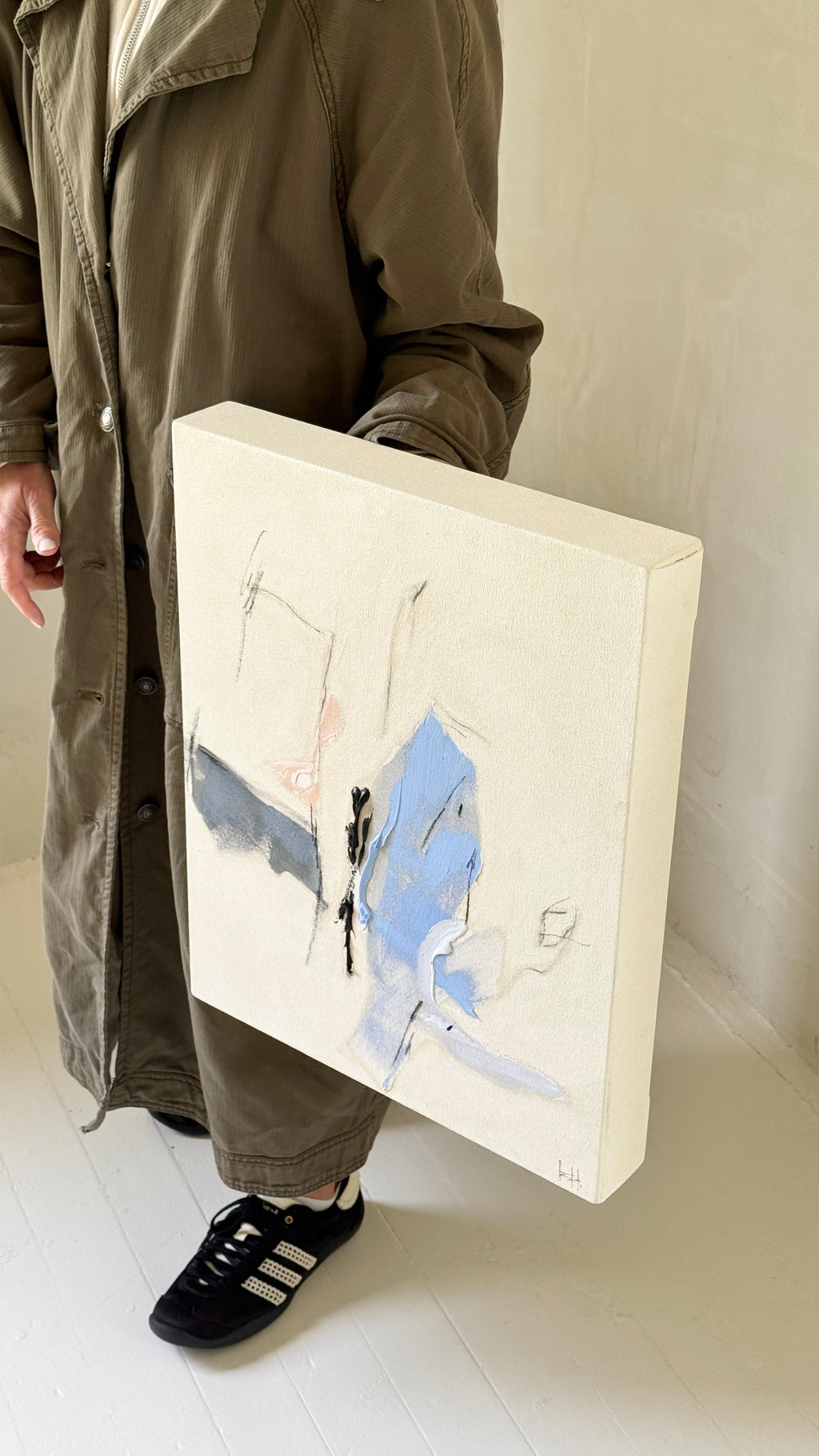 Painting by Holly Addi titled "Lumière De Été Study III" - 4.