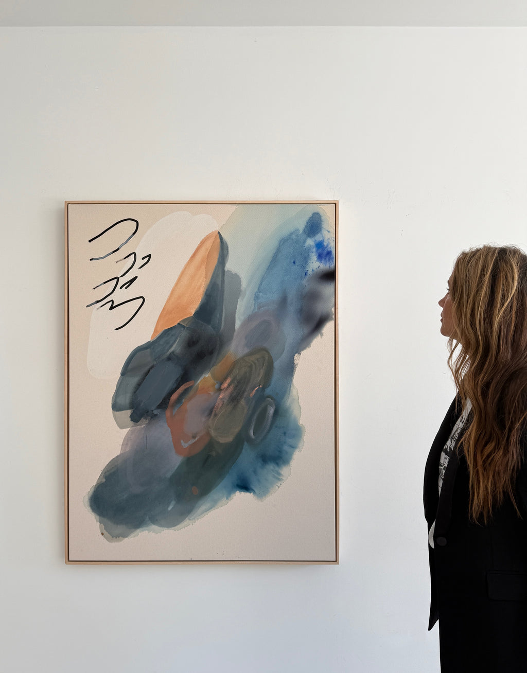 Painting by Karina Bania titled "The Color of Air" - 3.