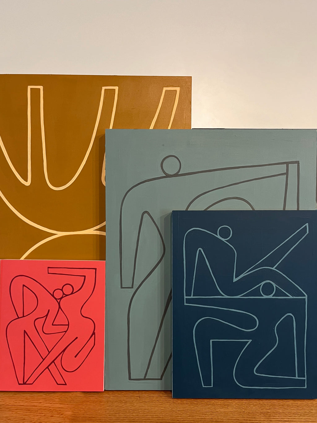 Painting by Lourenço Providência titled "conversation 5" - 7.
