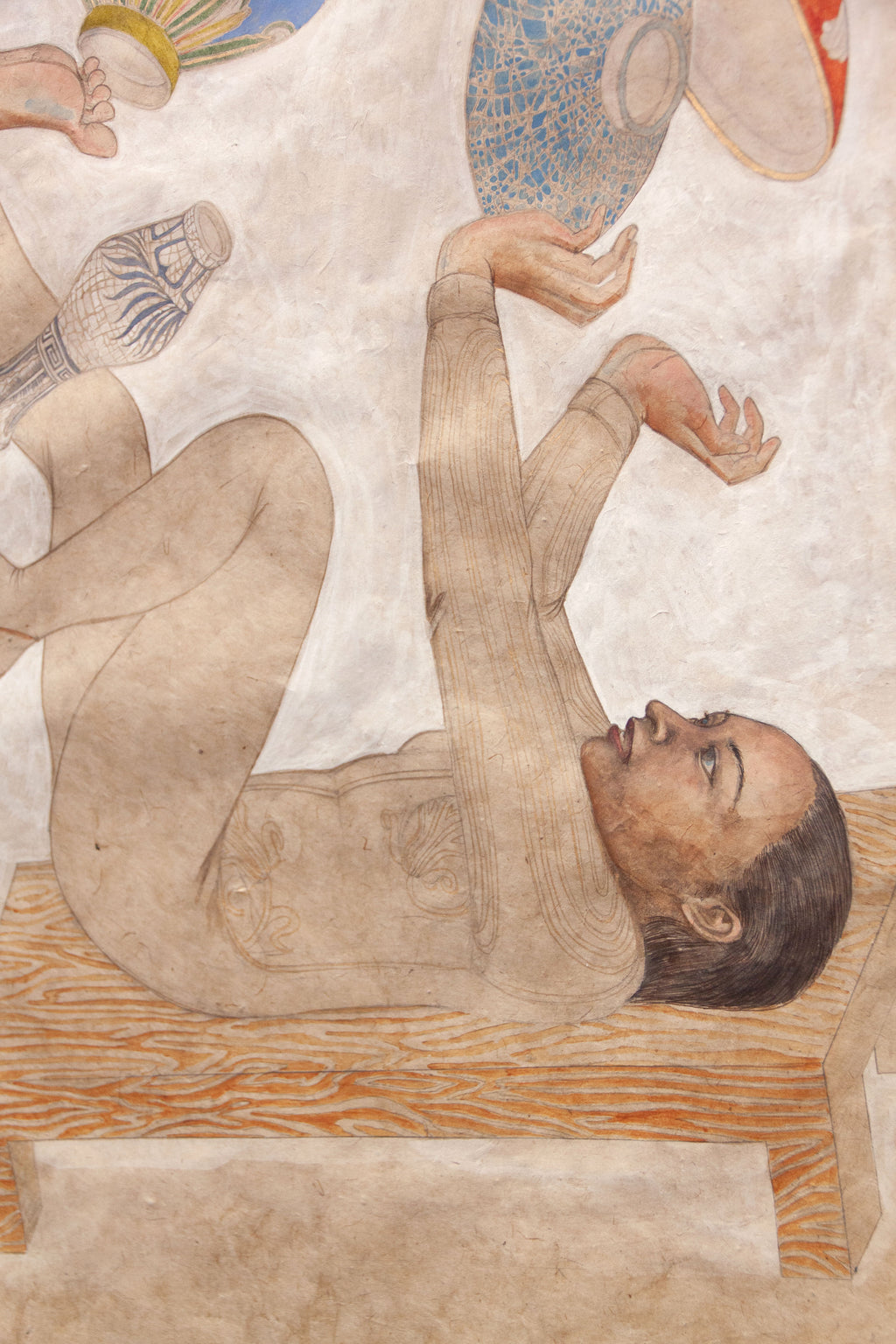 Drawing by Fay Ku titled "Juggler" - 7.