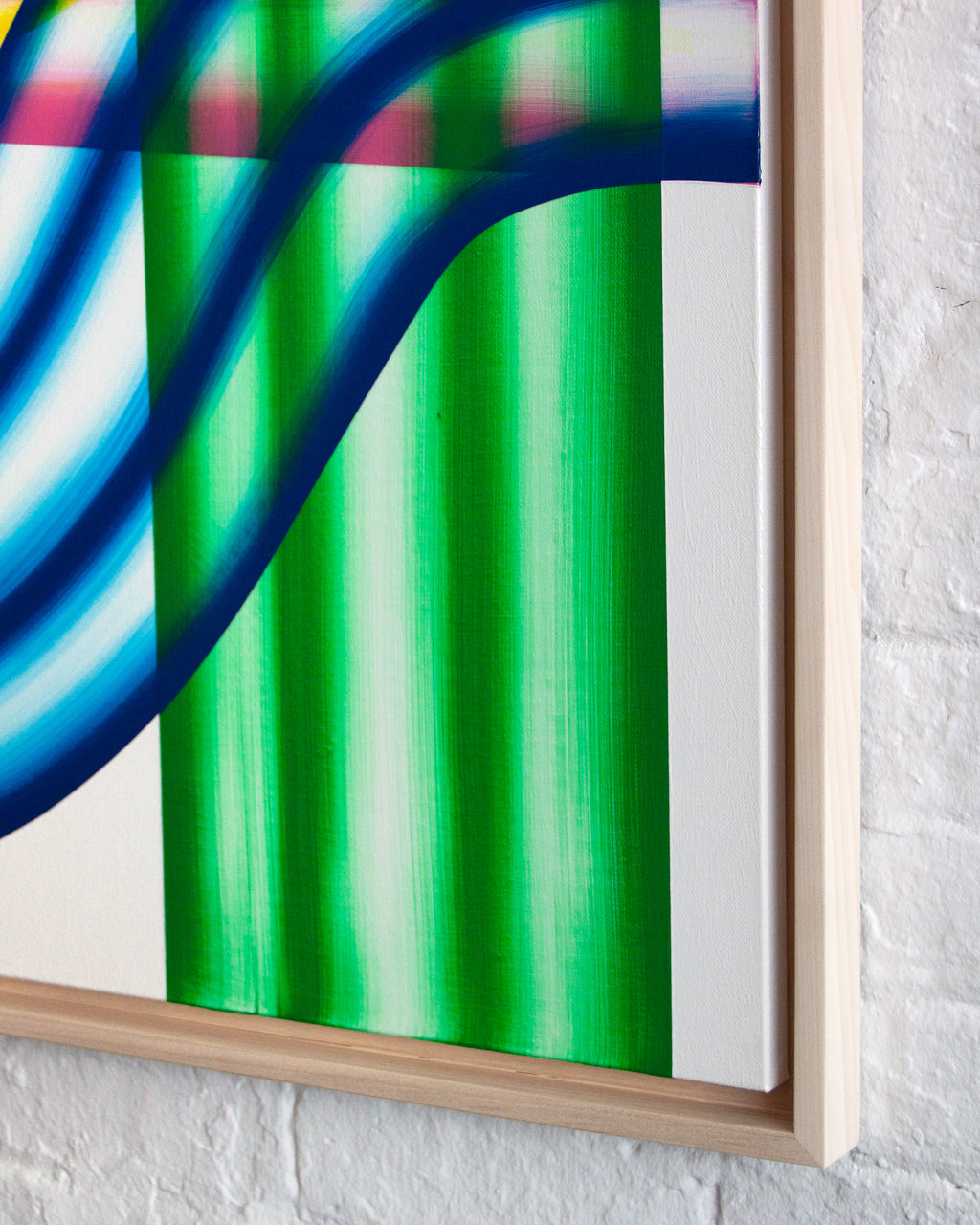 Painting by Erin D. Garcia titled "Transparent Gradient #1" - 9.