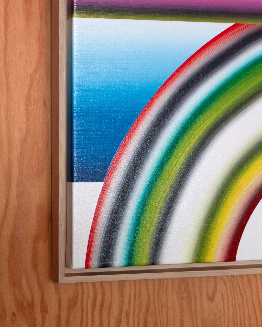 Painting by Erin D. Garcia titled "Large Gradient #11" - 8.