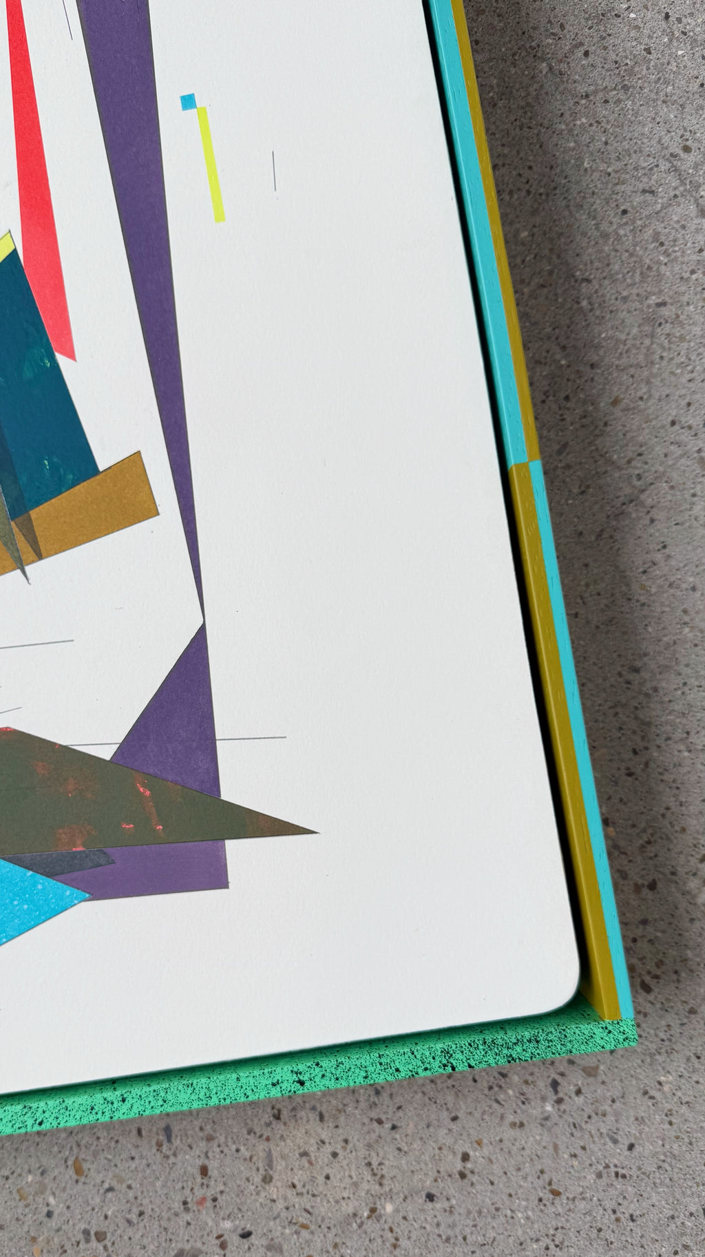 Painting by Michael Moncibaiz titled "In the Cut" - 3.